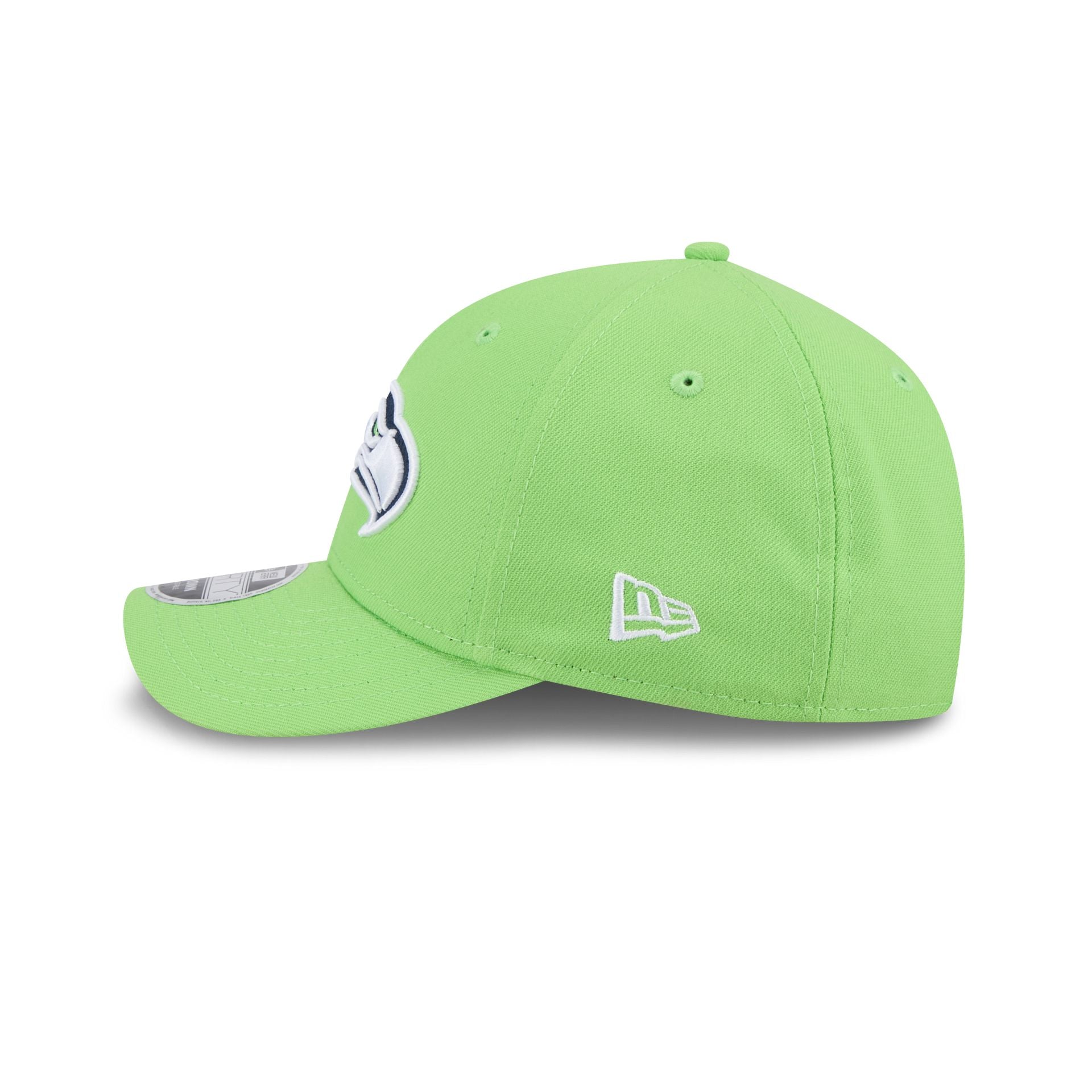 Seattle Seahawks Team Action Green 9FORTY M-Crown Snapback Hat - Image 4