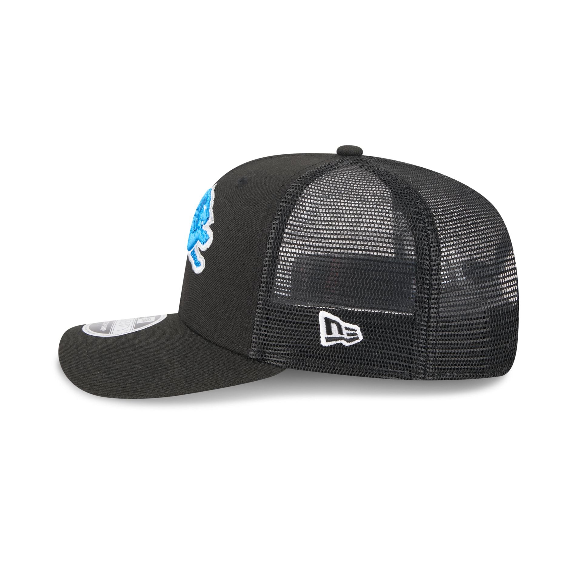 Detroit Lions Team Black 9SEVENTY Trucker Hat - Image 4