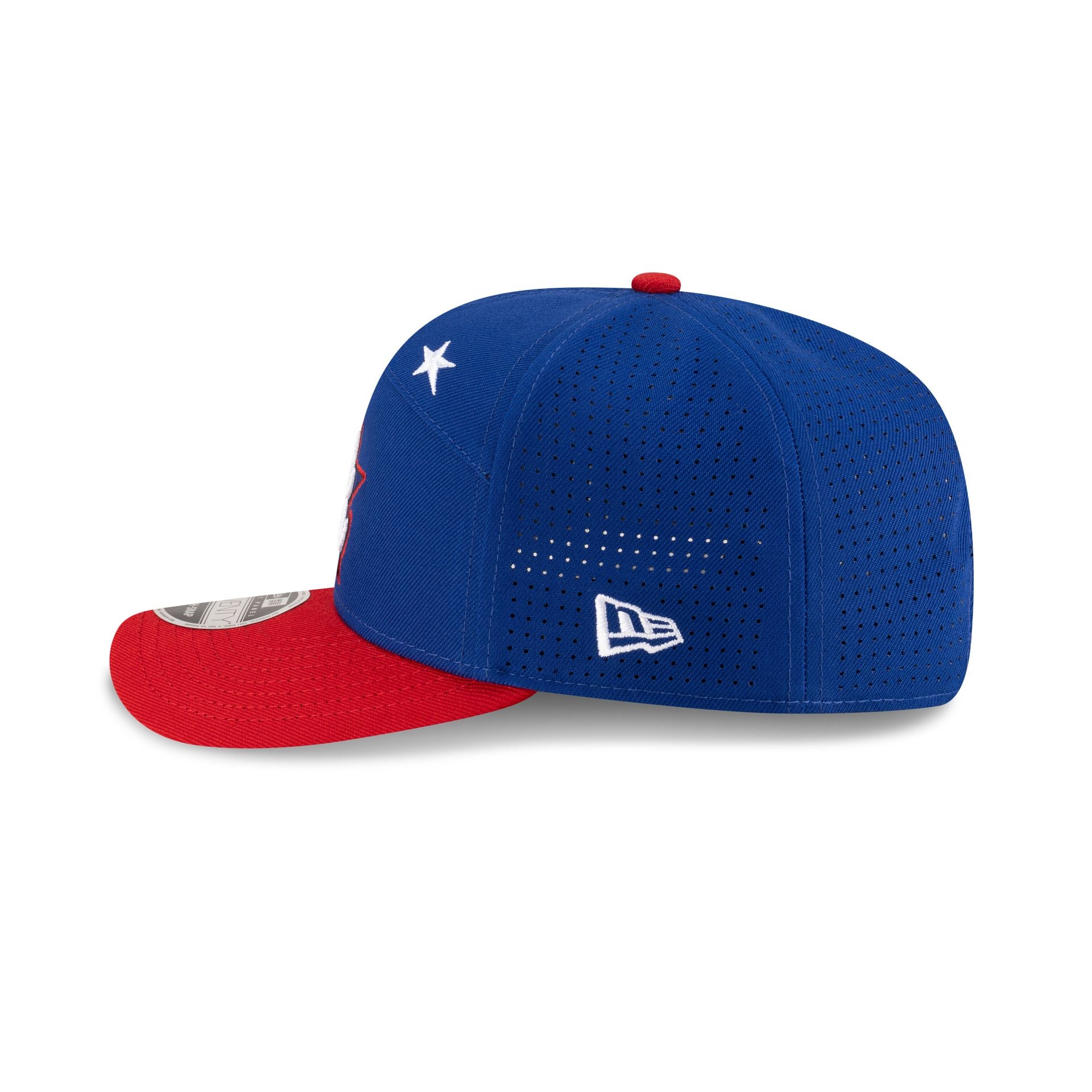 Atlanta Braves 2025 All-Star Game Workout Split Panel 9SEVENTY Stretch-Snap Hat - Image 5