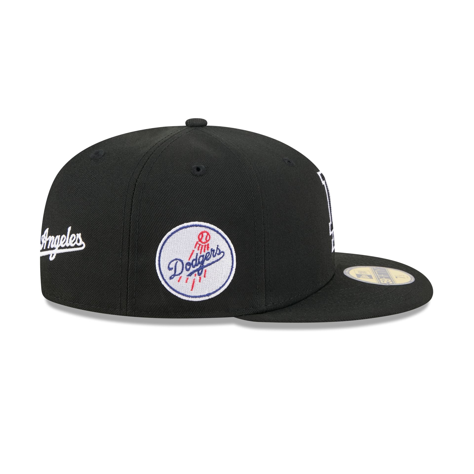 Alpha Industries x Los Angeles Dodgers Black 59FIFTY Fitted Hat - Image 5