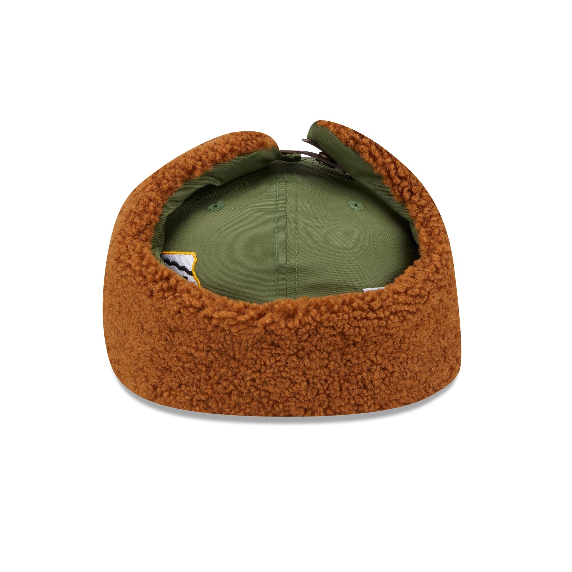 Alpha Industries x Kansas City Chiefs Olive Green Dog Ear 59FIFTY Fitted Hat - Image 6