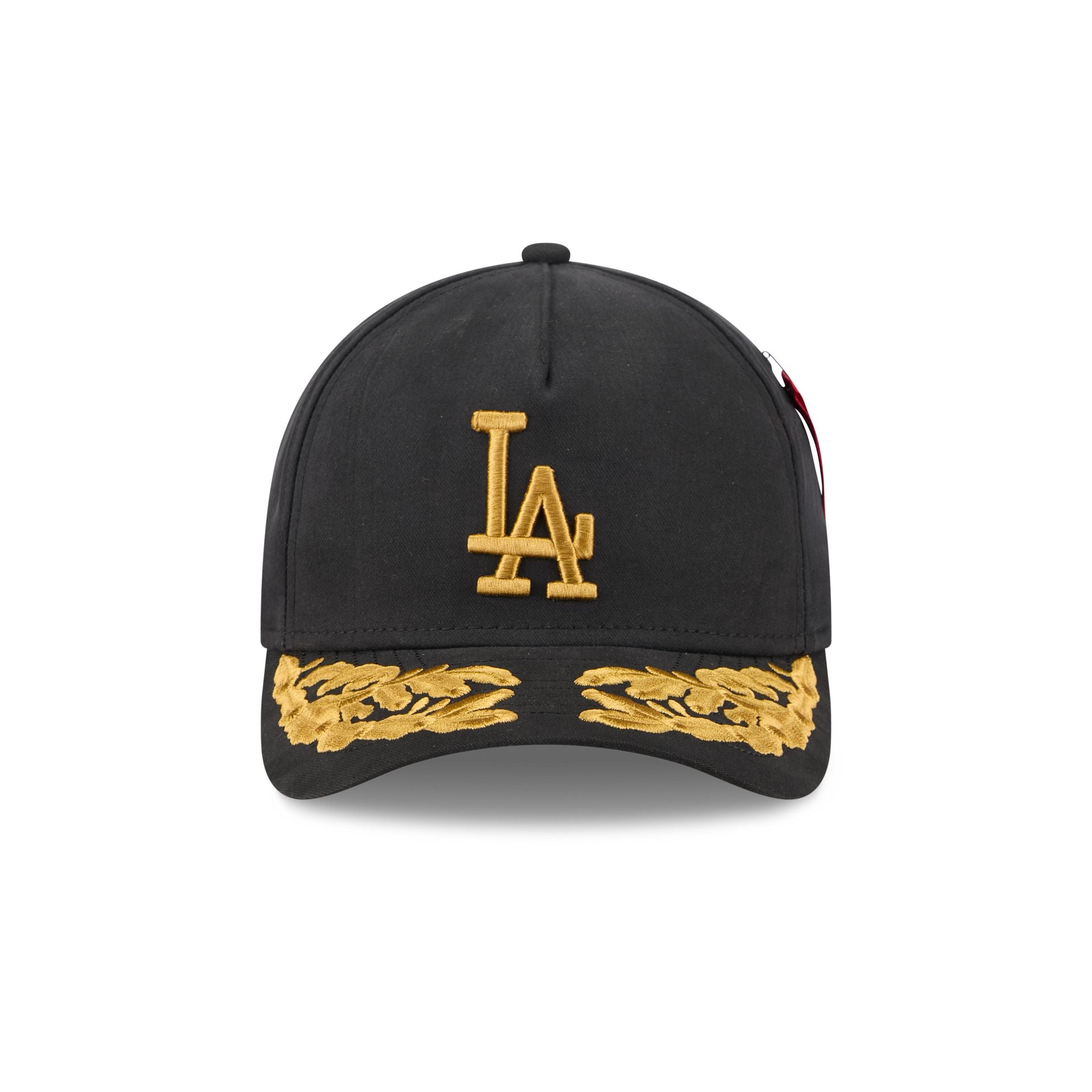 Alpha Industries x Los Angeles Dodgers Black 9FORTY M-Crown A-Frame Snapback Hat - Image 2