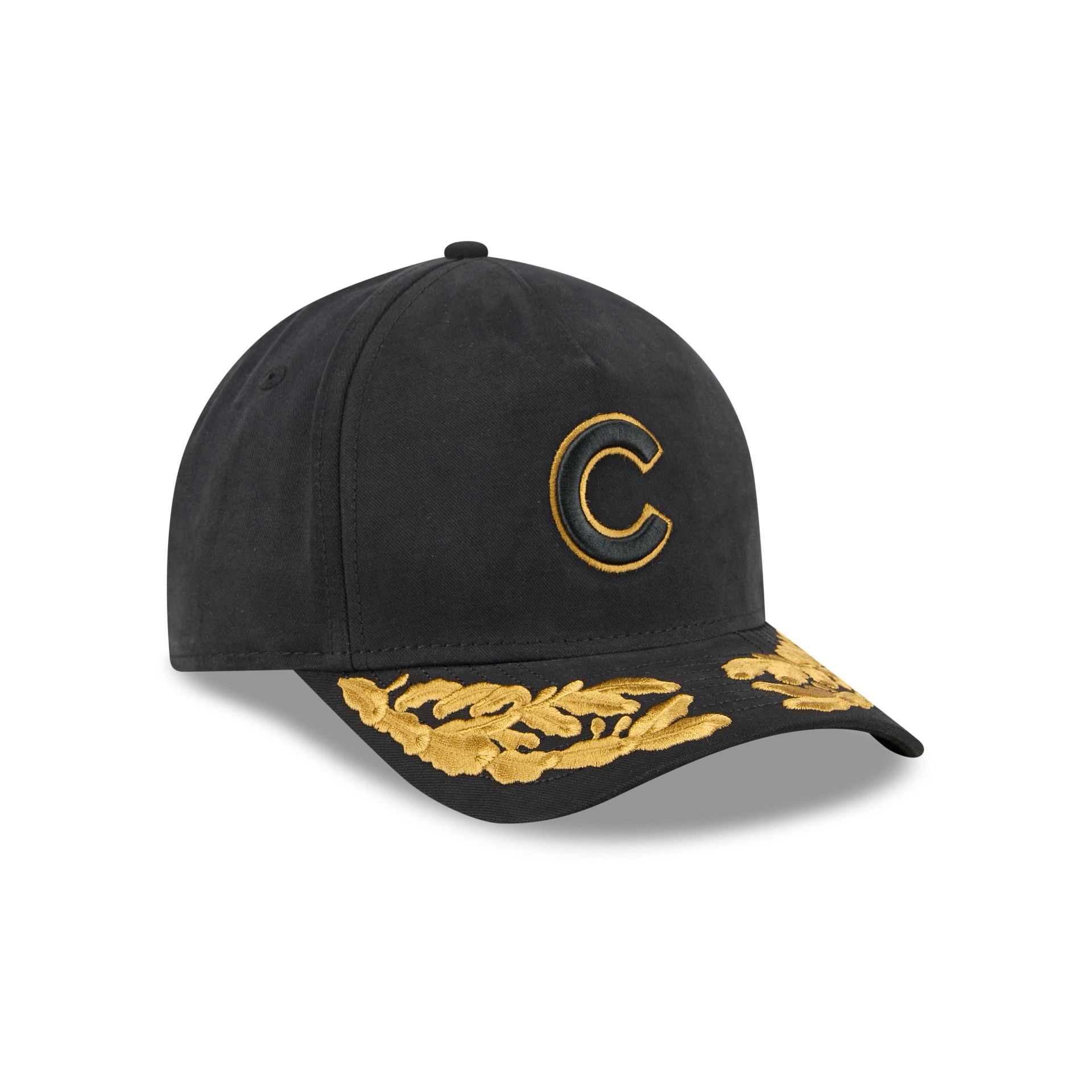Alpha Industries x Chicago Cubs Black 9FORTY M-Crown A-Frame Snapback Hat - Image 3