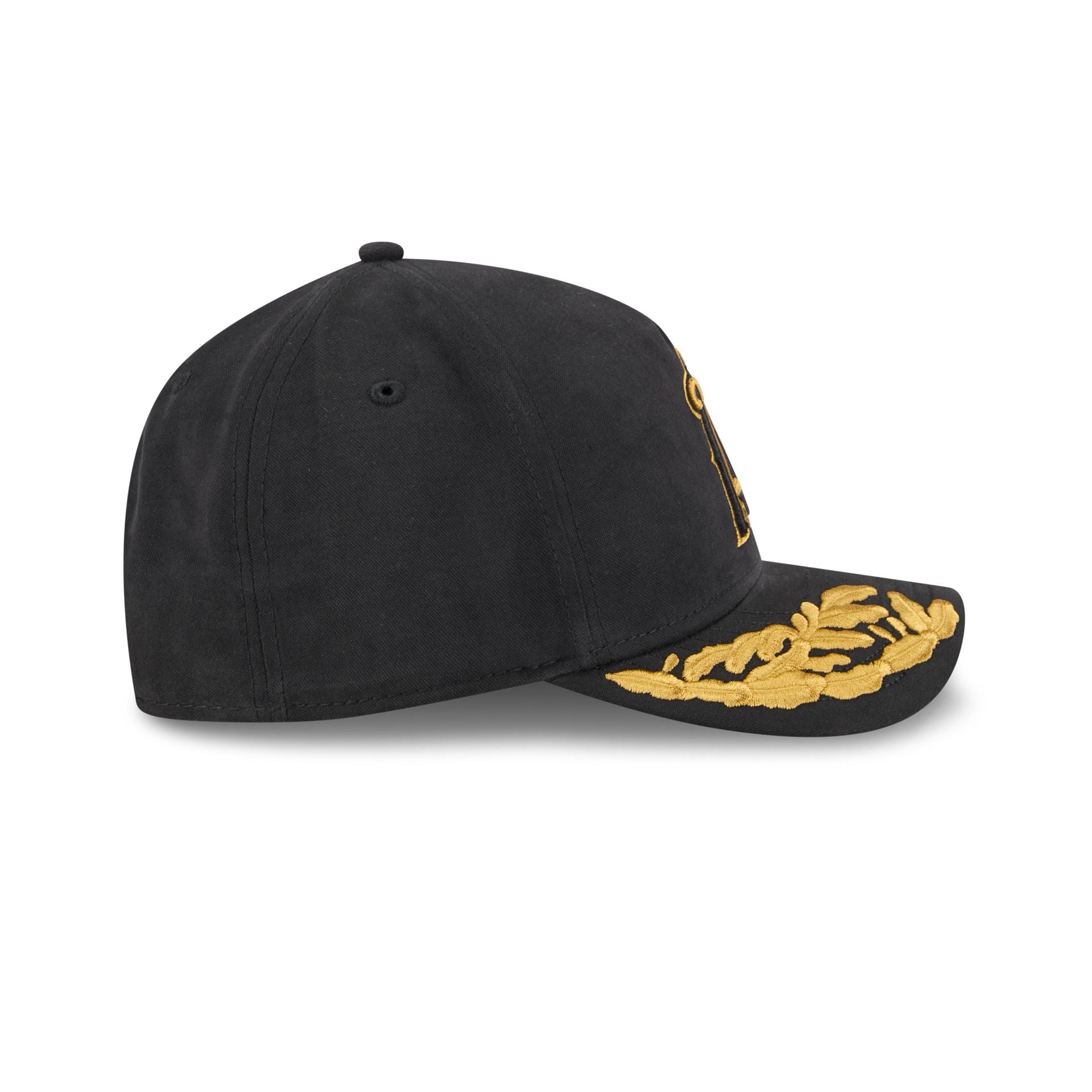 Alpha Industries x Los Angeles Angels Black 9FORTY M-Crown A-Frame Snapback Hat - Image 5