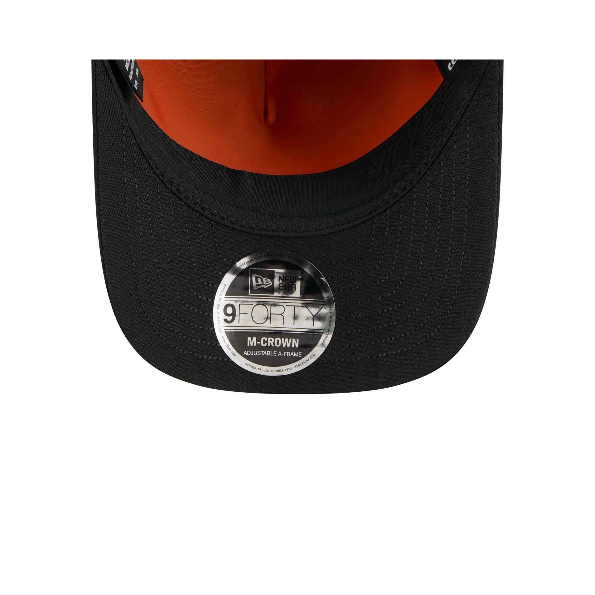 Alpha Industries x Atlanta Braves Black 9FORTY M-Crown A-Frame Snapback Hat - Image 7