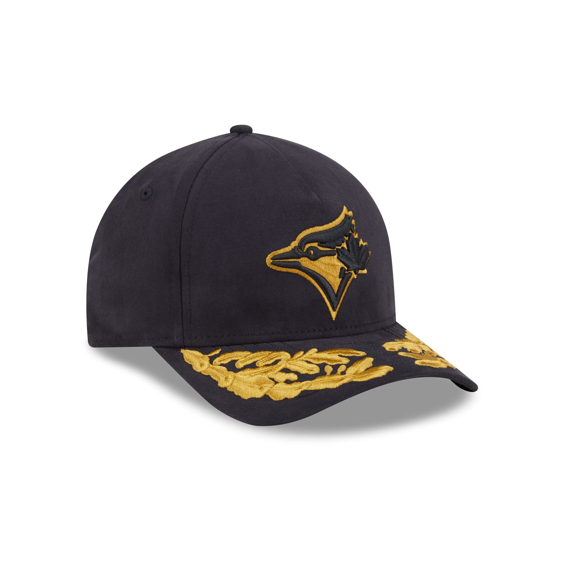 Alpha Industries x Toronto Blue Jays Black 9FORTY M-Crown A-Frame Snapback Hat - Image 3