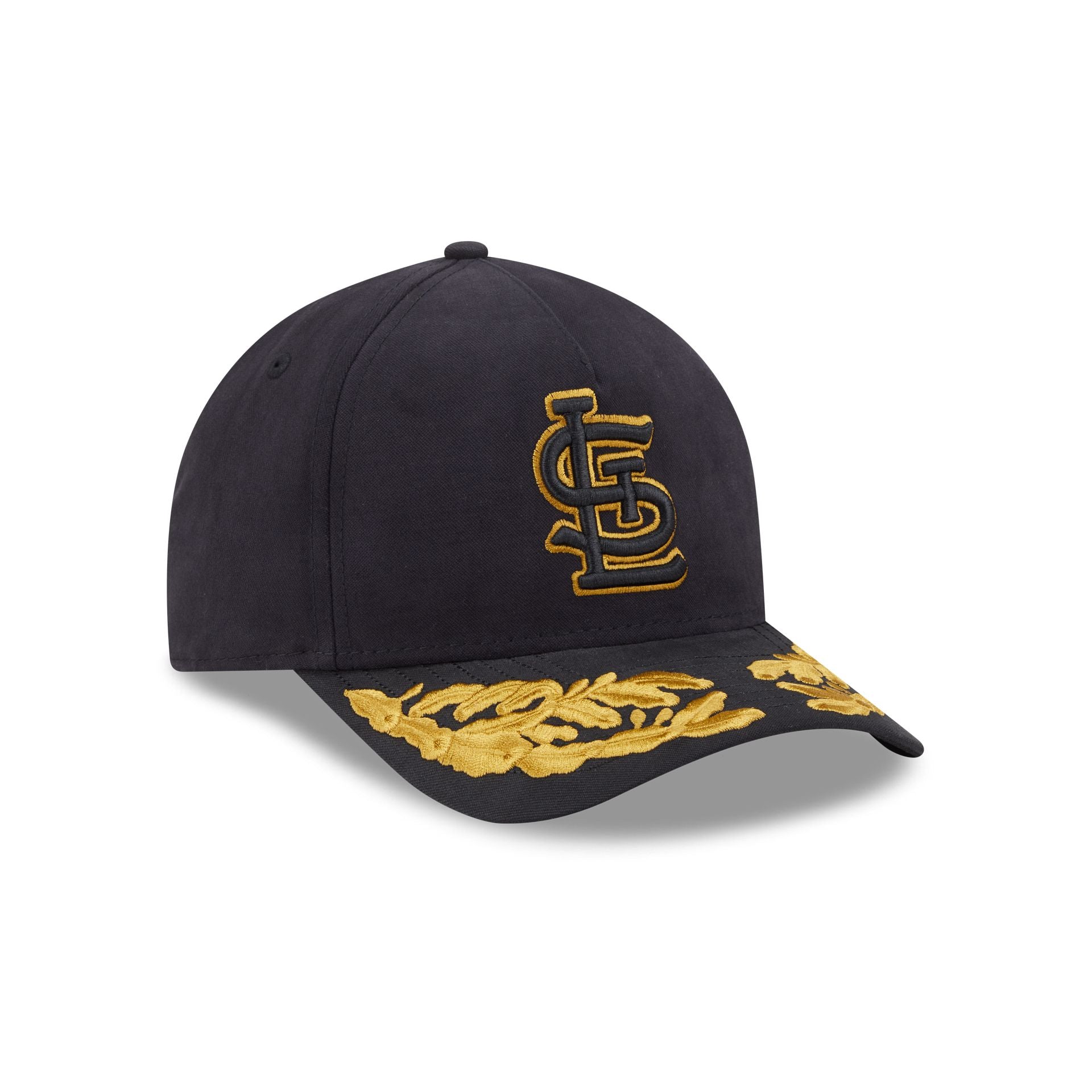 Alpha Industries x St. Louis Cardinals Black 9FORTY M-Crown A-Frame Snapback Hat - Image 3