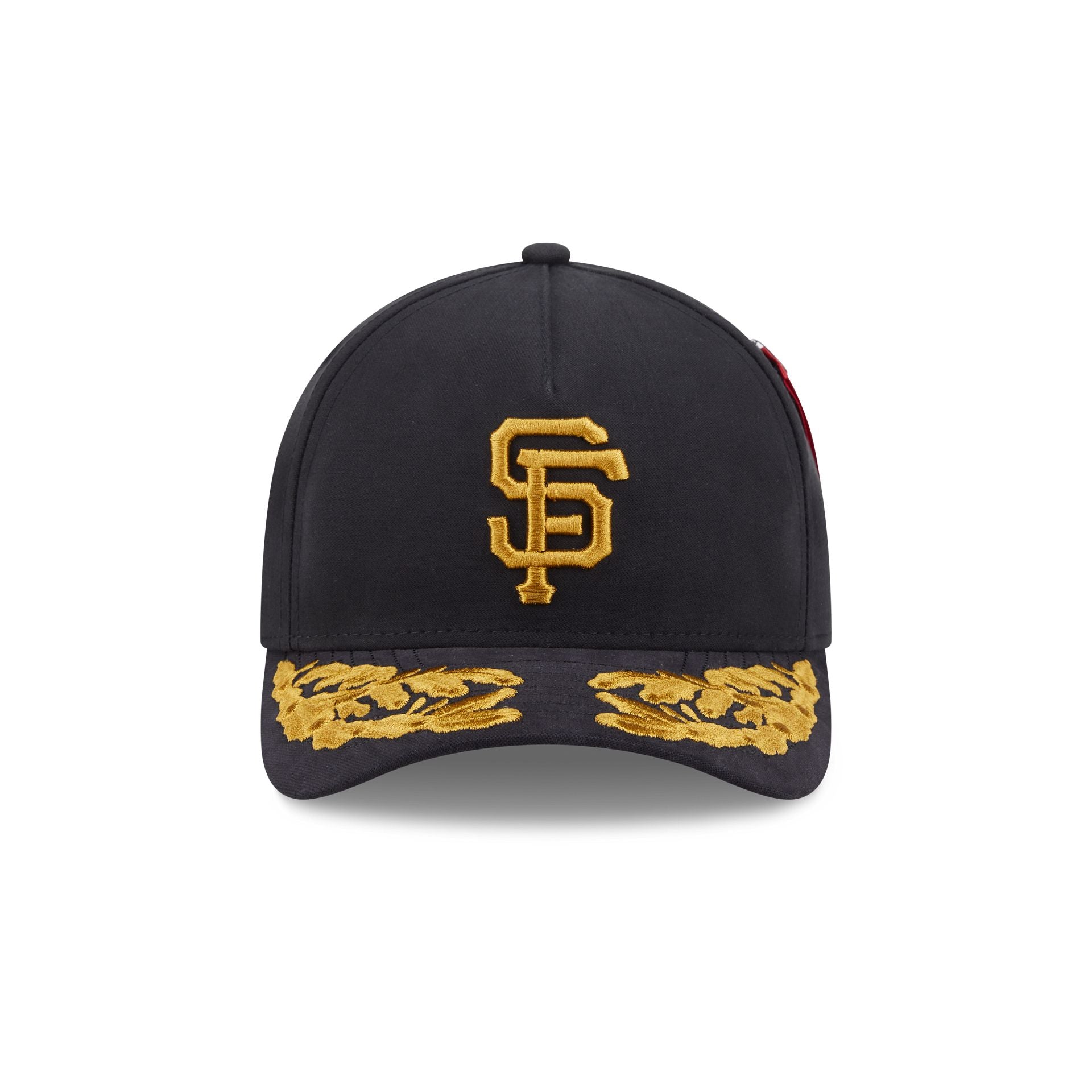 Alpha Industries x San Francisco Giants Black 9FORTY M-Crown A-Frame Snapback Hat - Image 2