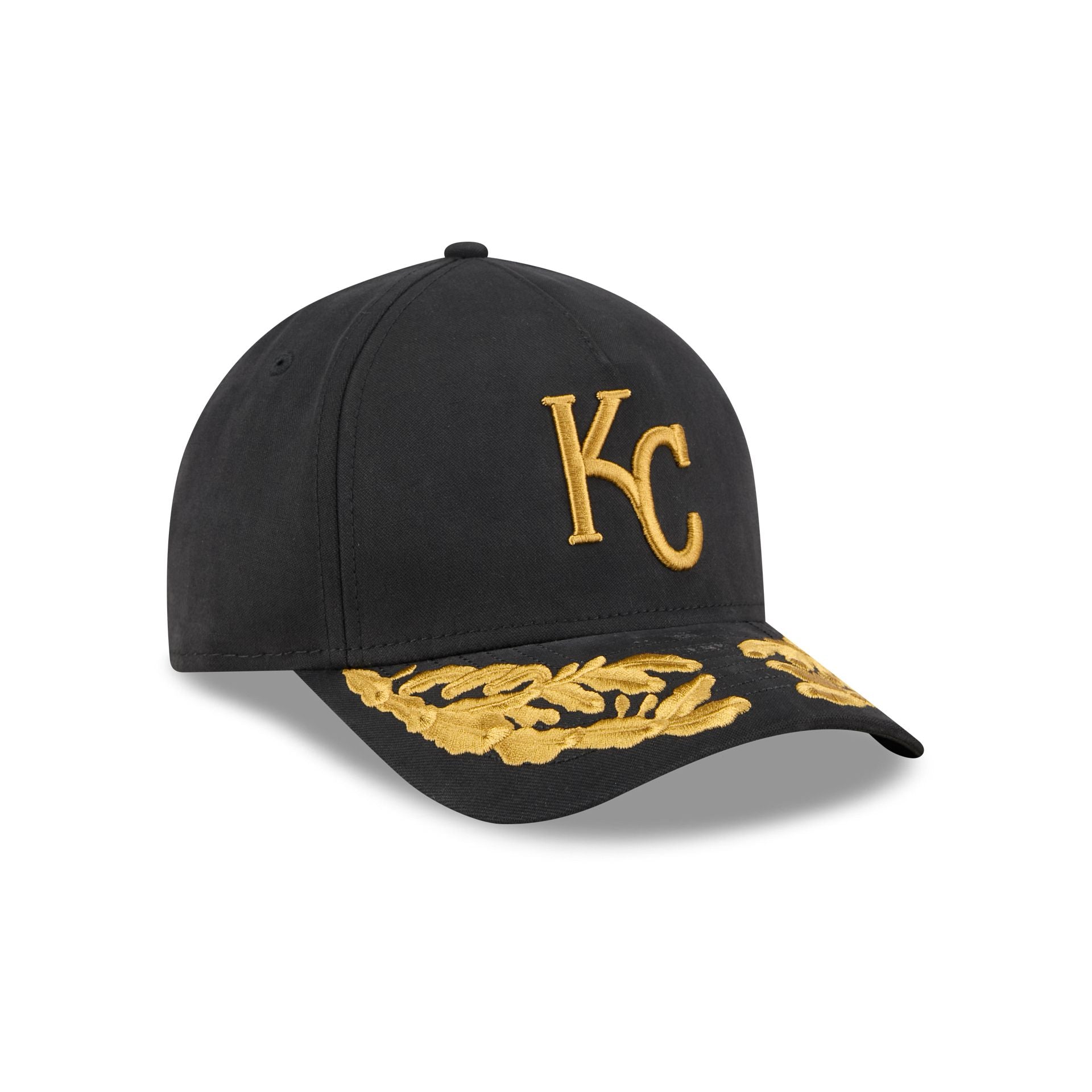 Alpha Industries x Kansas City Royals Black 9FORTY M-Crown A-Frame Snapback Hat - Image 3