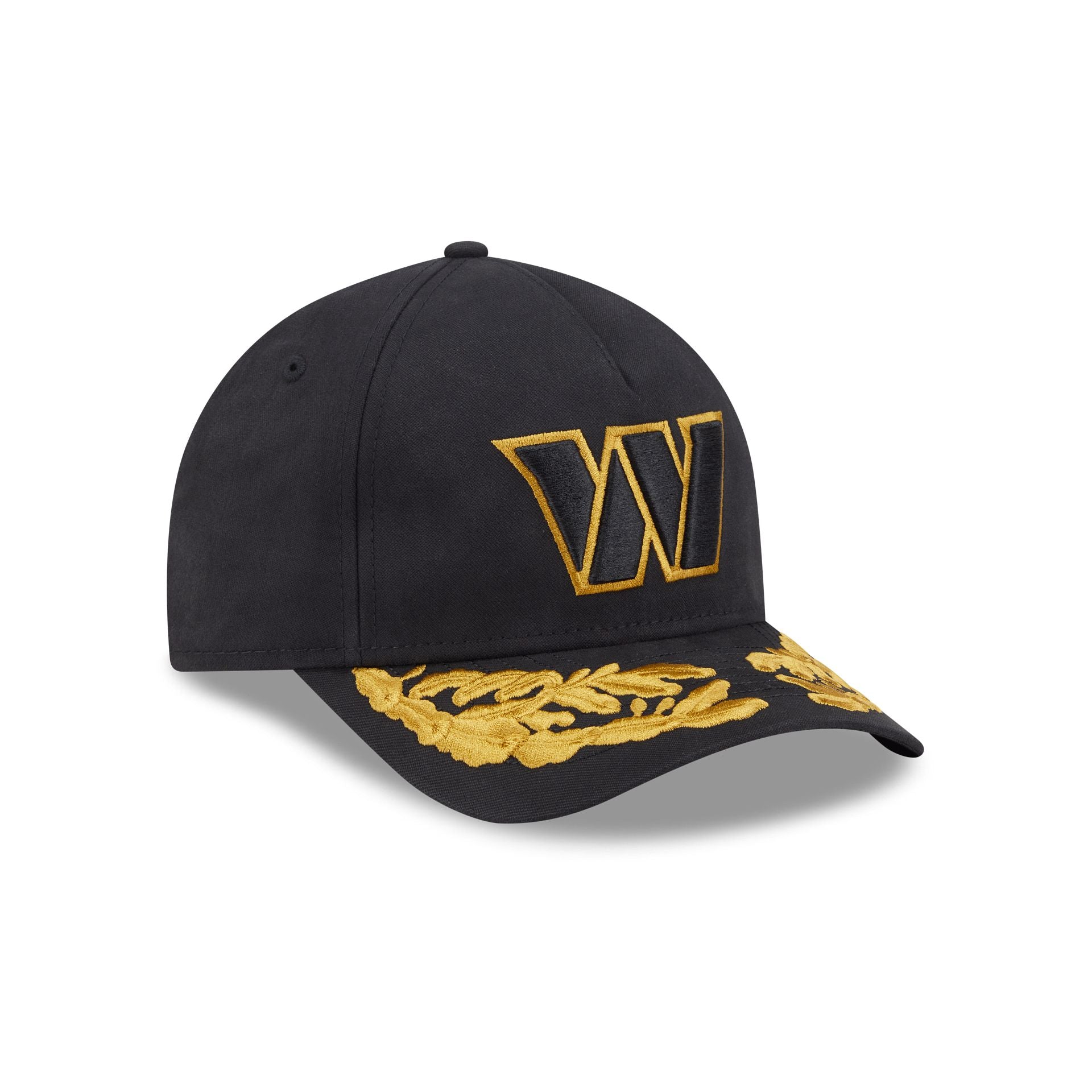 Alpha Industries x Washington Commanders Black 9FORTY M-Crown A-Frame Snapback Hat - Image 3