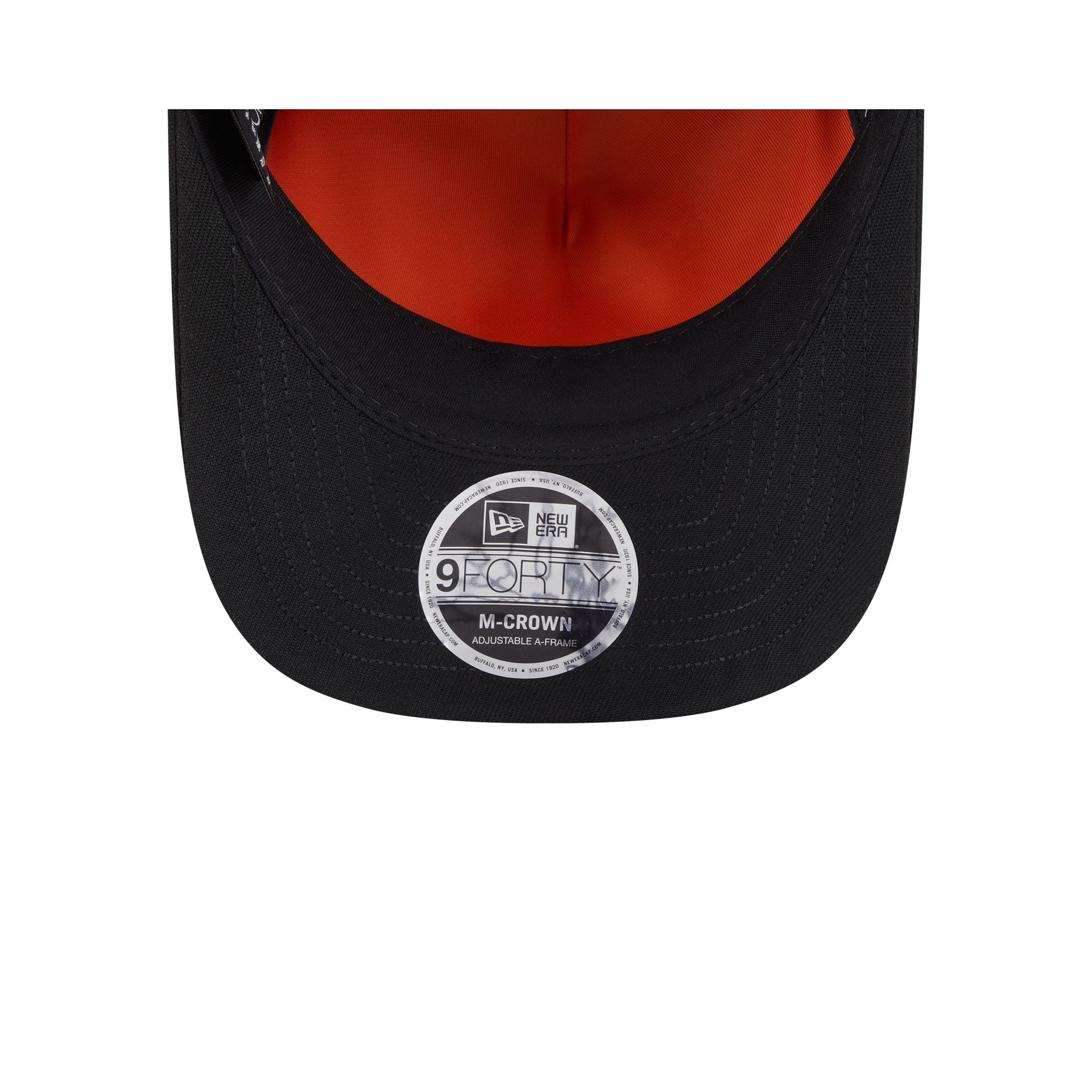 Alpha Industries x Washington Commanders Black 9FORTY M-Crown A-Frame Snapback Hat - Image 7