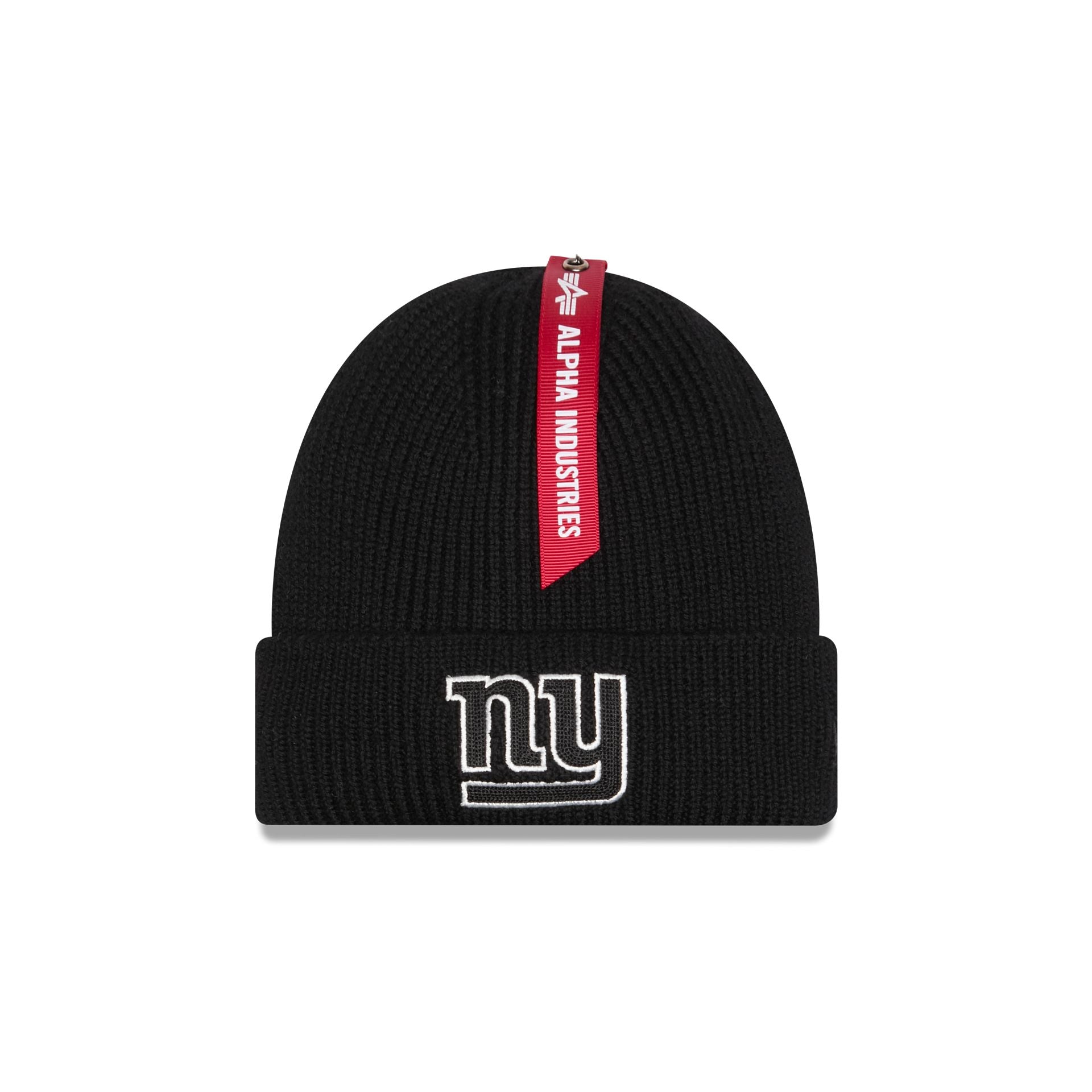 Alpha Industries x New York Giants Black Cuff Knit Hat