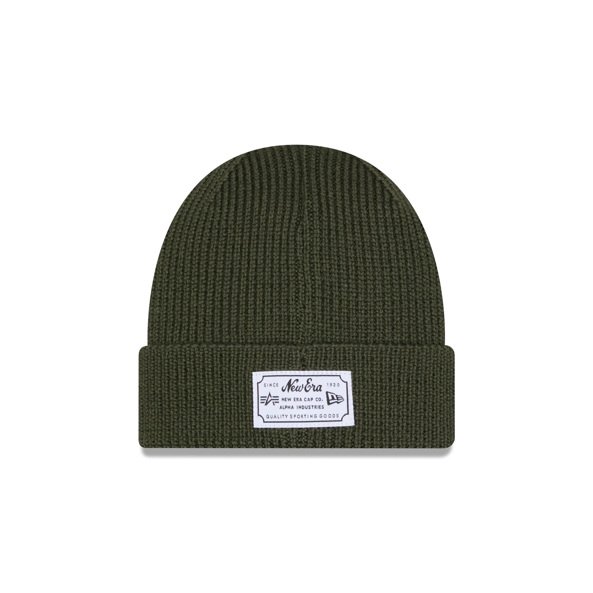 Alpha Industries x Kansas City Chiefs Olive Green Cuff Knit Hat - Image 3