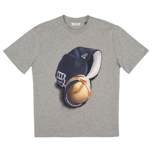 New Era Branded Telescoping '25 Heather Gray T-Shirt