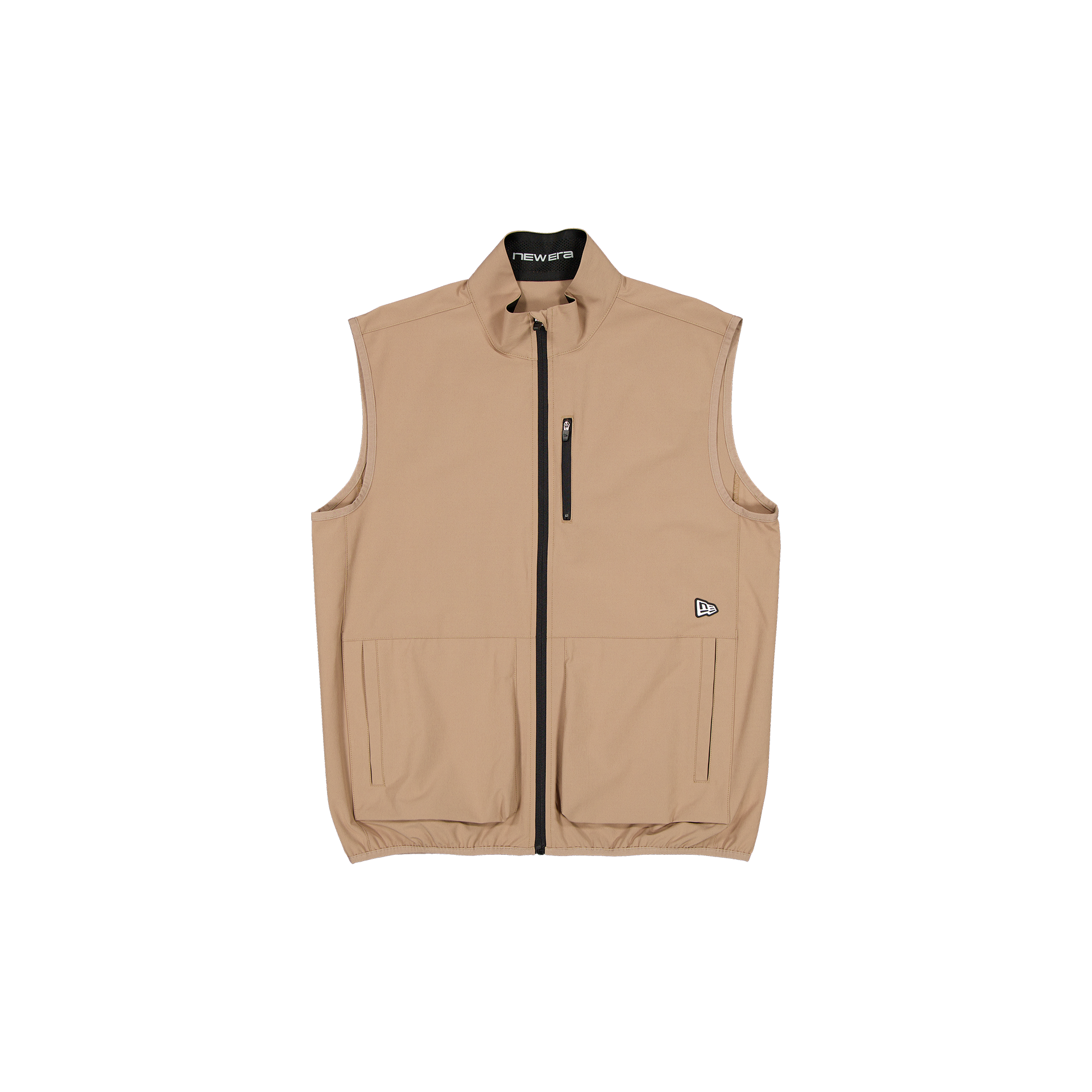 New Era Branded Taupe Gray Golf Vest