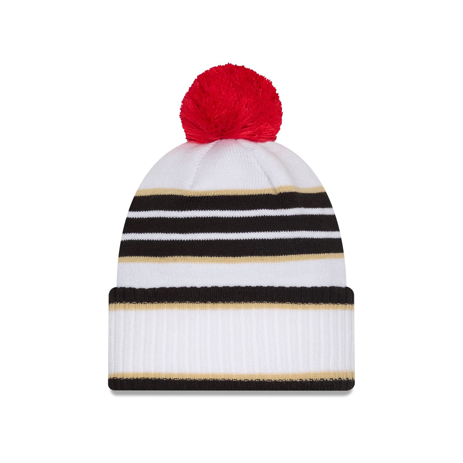 D.C. United 2025 Jersey Hook White Pom Knit Hat - Image 3