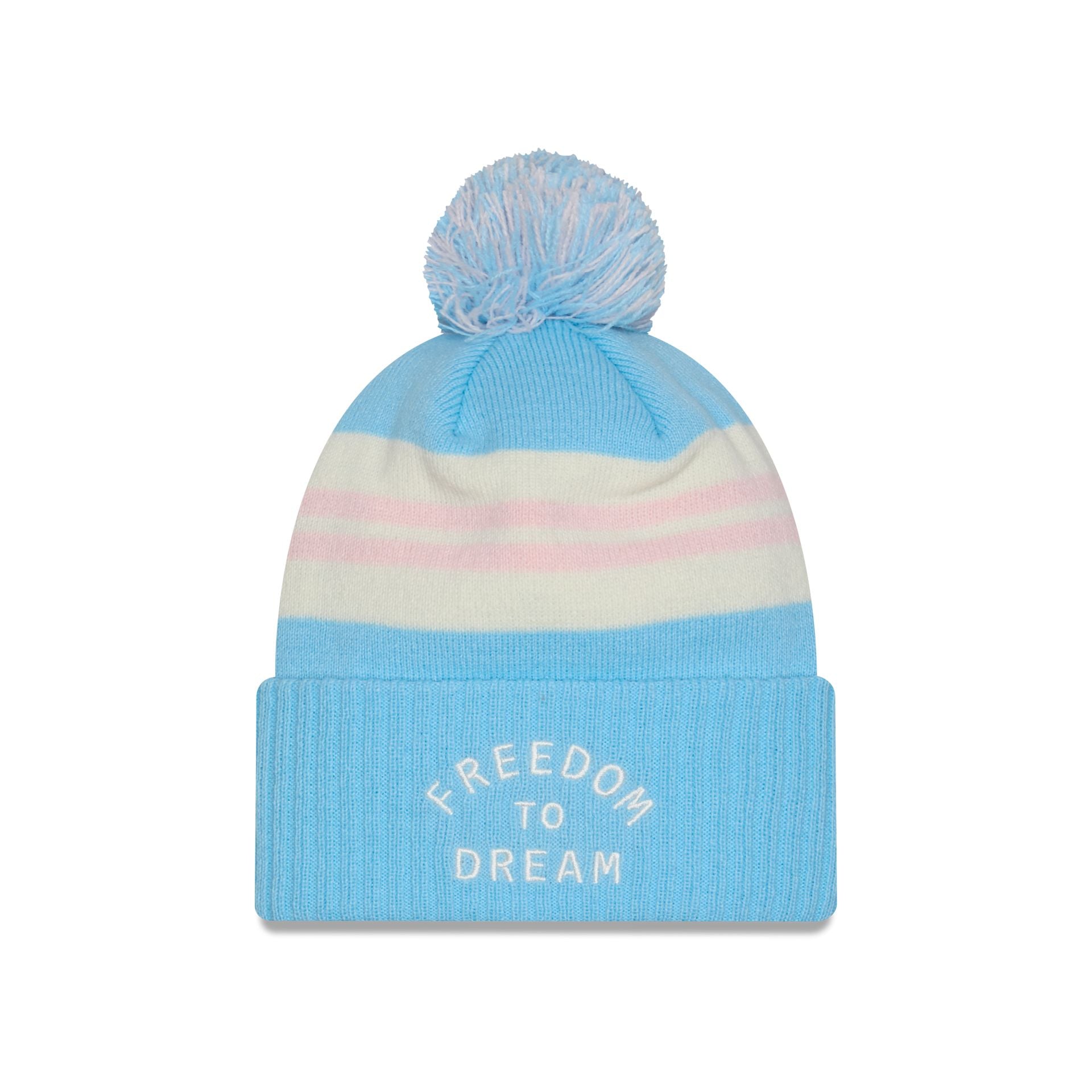 Inter Miami 2025 Jersey Hook Light Blue Pom Knit Hat - Image 3