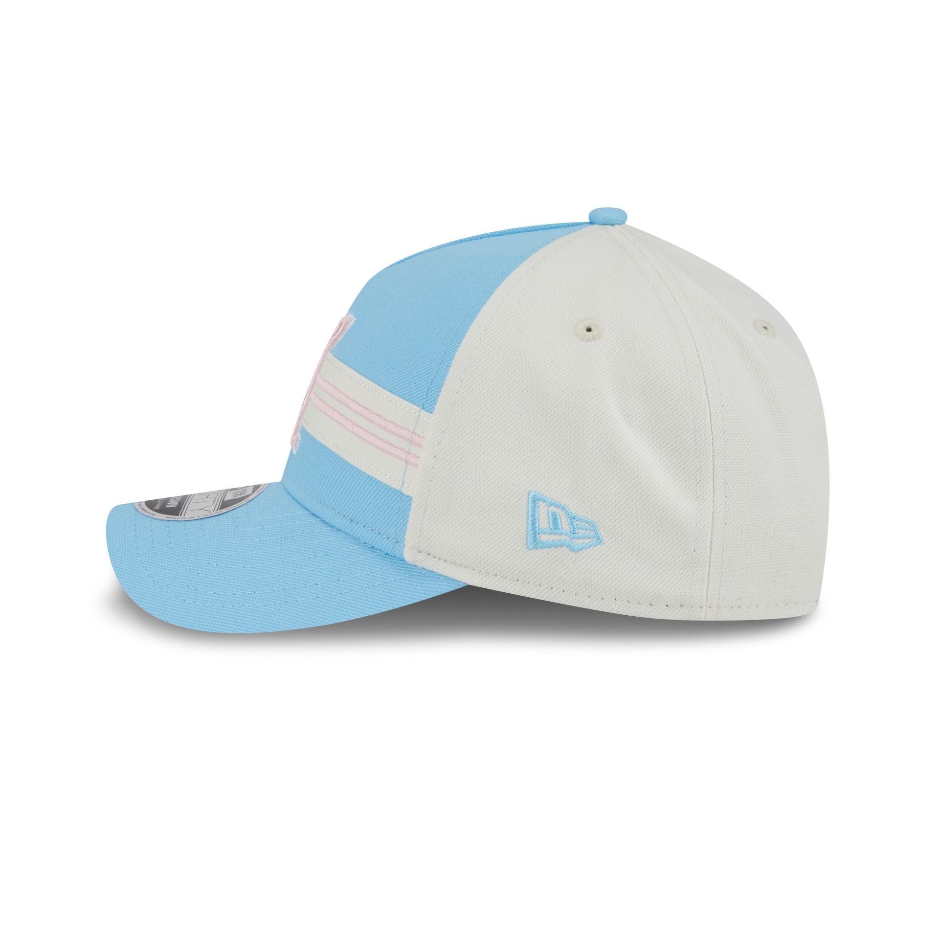 Inter Miami 2025 Jersey Hook Light Blue 9FORTY M-Crown A-Frame Snapback Hat - Image 5
