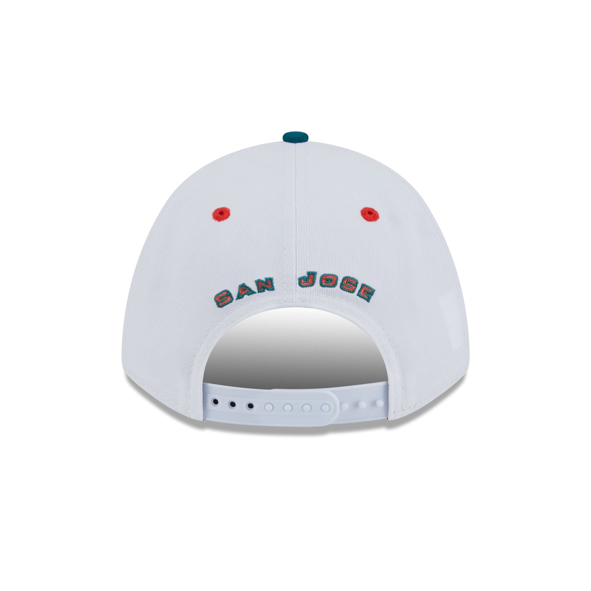 San Jose Earthquakes 2025 Jersey Hook White 9FORTY M-Crown A-Frame Snapback Hat - Image 6