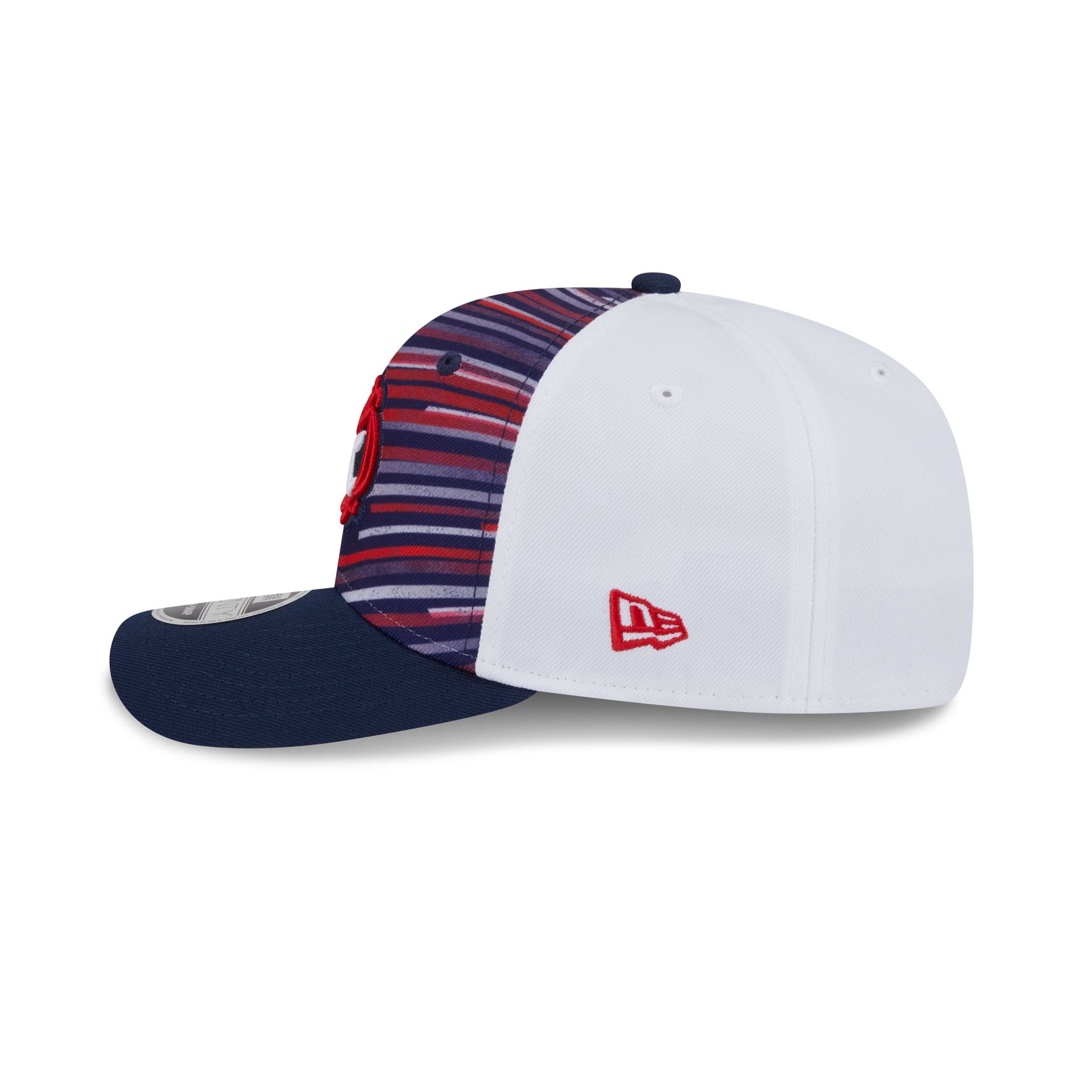 New England Revolution 2025 Jersey Hook Multicolor 9SEVENTY Stretch-Snap Hat - Image 5