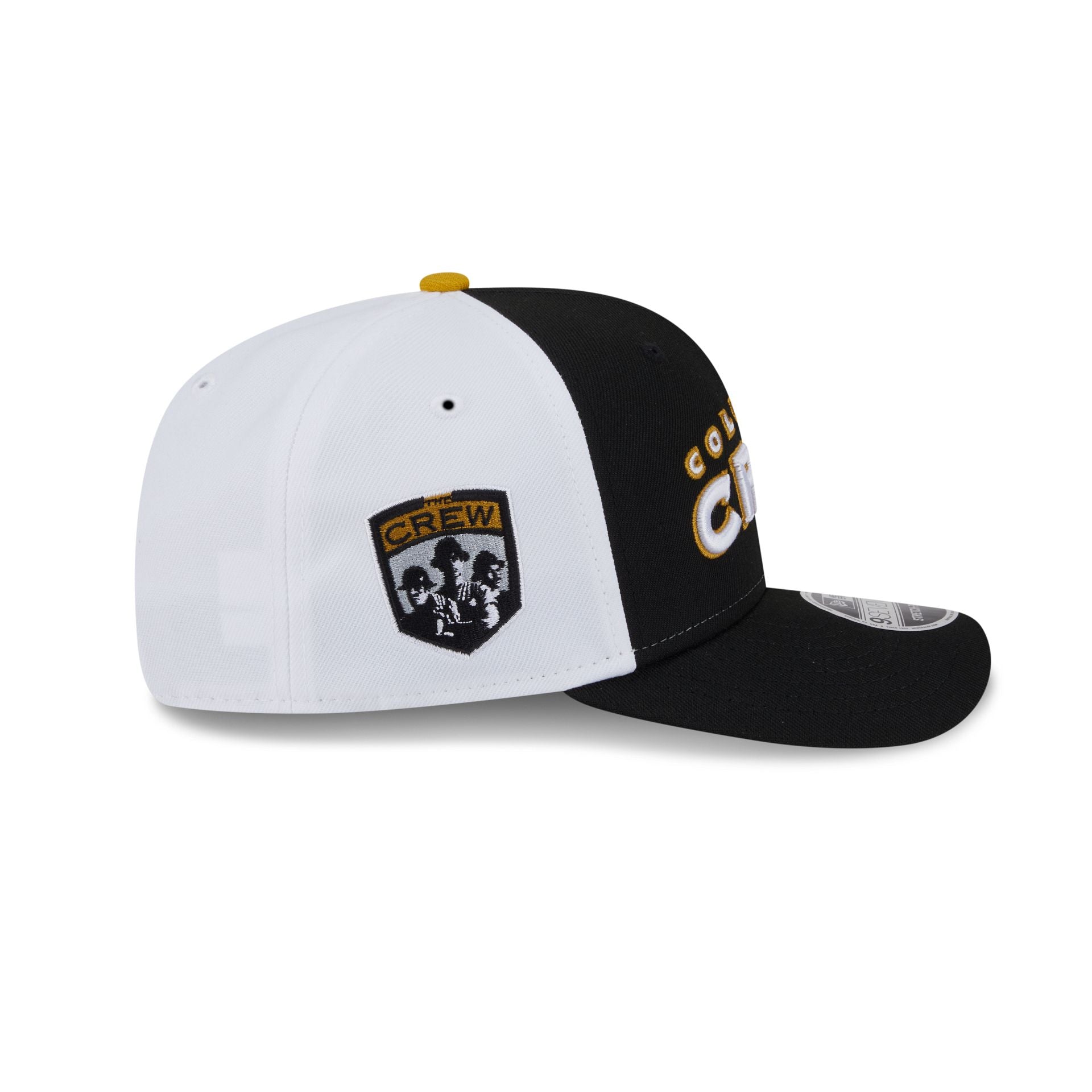 Columbus Crew 2025 Jersey Hook Black 9SEVENTY Stretch-Snap Hat - Image 4