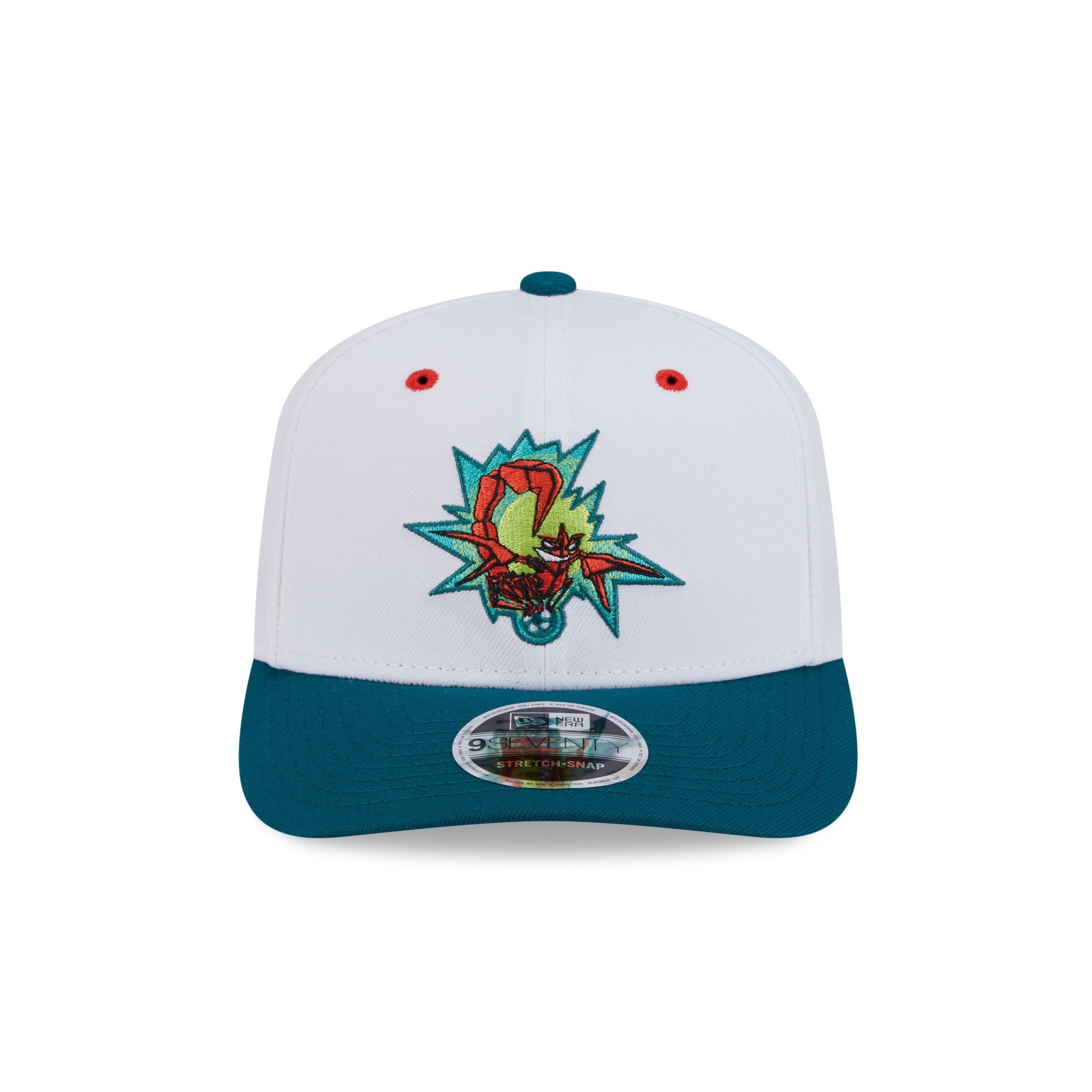 San Jose Earthquakes 2025 Jersey Hook White 9SEVENTY Stretch-Snap Hat - Image 2
