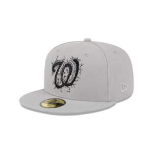 Washington Nationals Cracked Cement 59FIFTY Fitted Hat