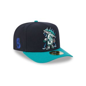 Seattle Mariners Cartoon 59FIFTY A-Frame Fitted Hat