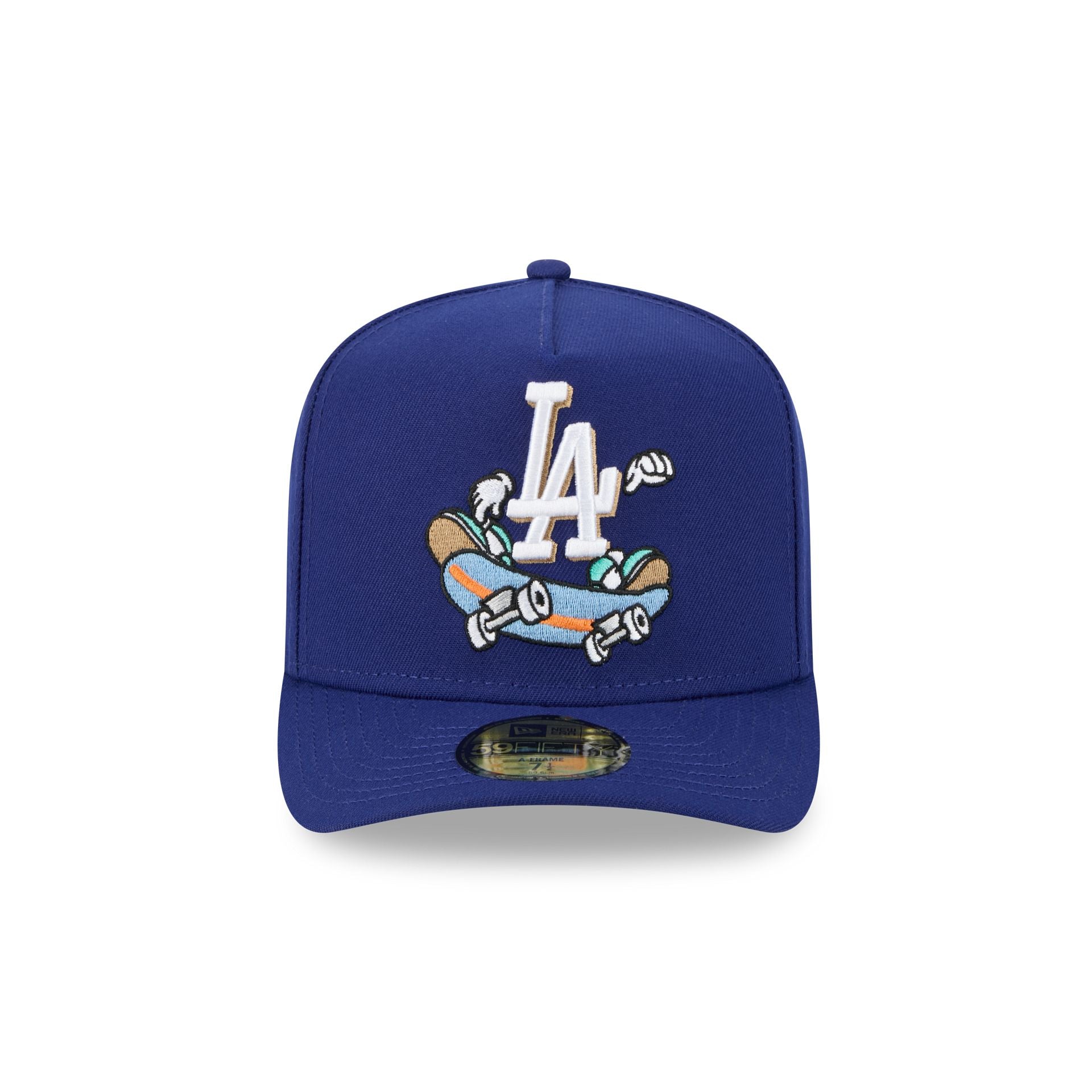 Los Angeles Dodgers Cartoon 59FIFTY A-Frame Fitted Hat - Image 2