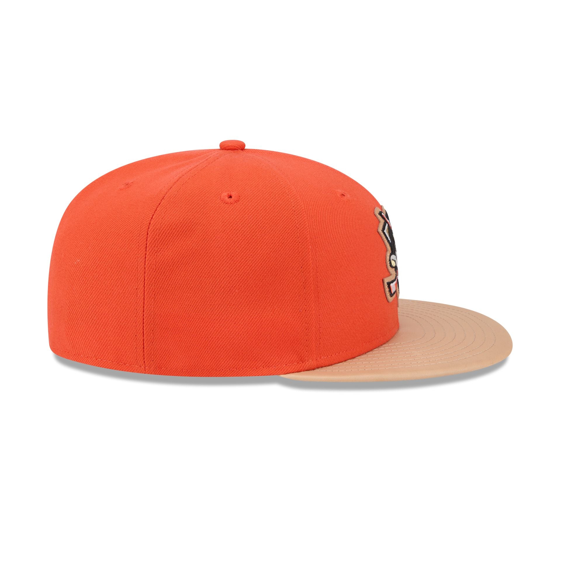 Anaheim Ducks Leather Visor 59FIFTY Fitted Hat - Image 5