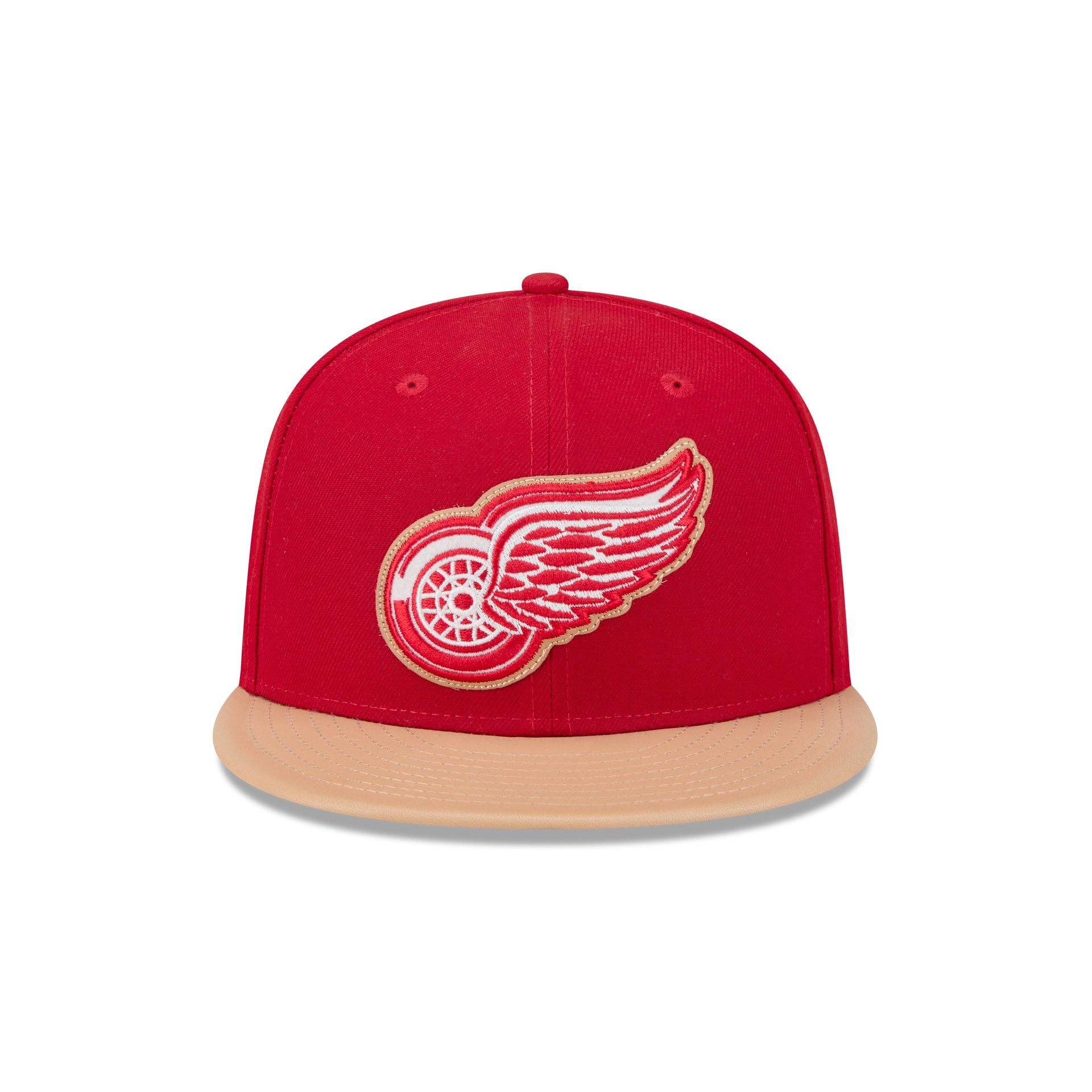 Detroit Red Wings Leather Visor 59FIFTY Fitted Hat - Image 2