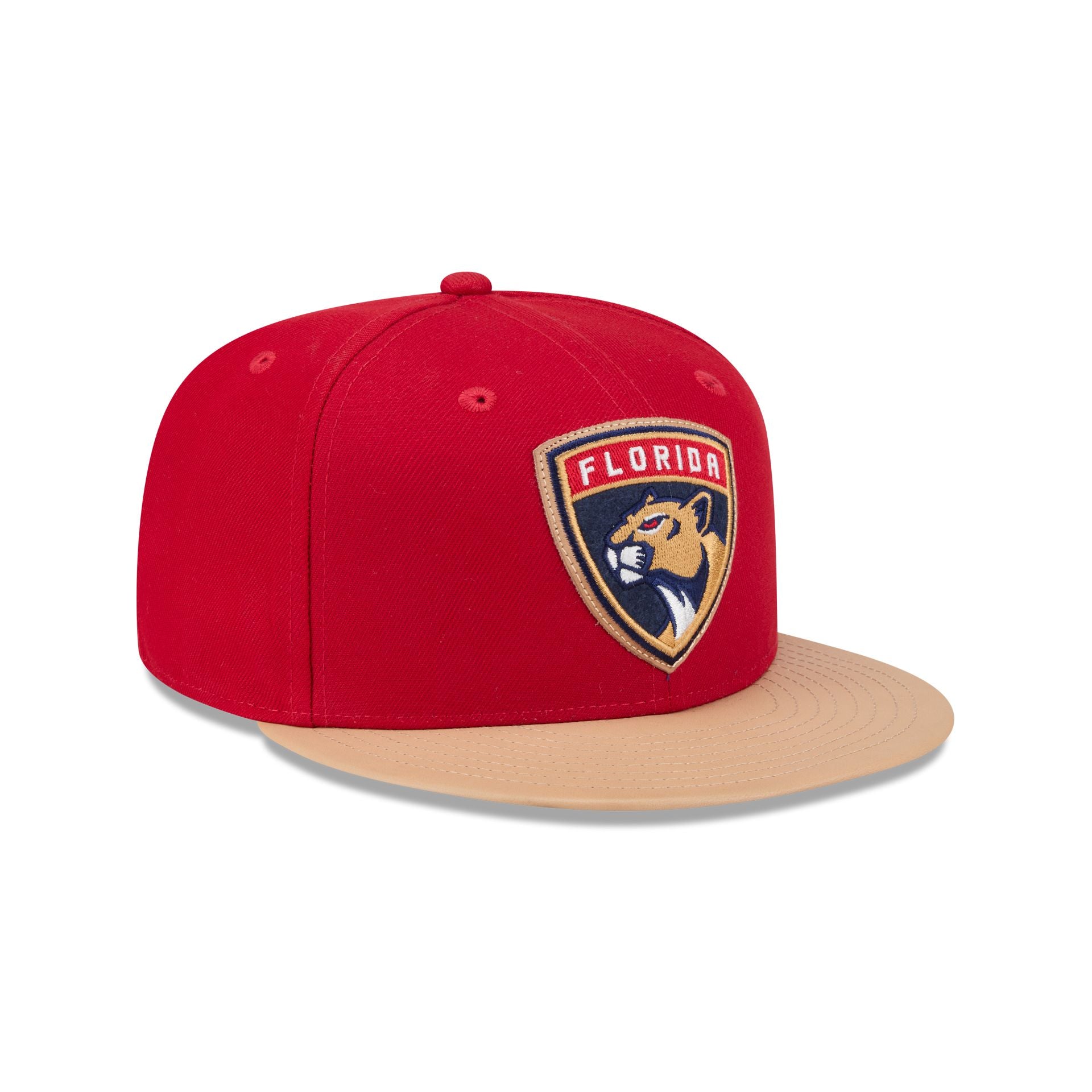 Florida Panthers Leather Visor 59FIFTY Fitted Hat - Image 3