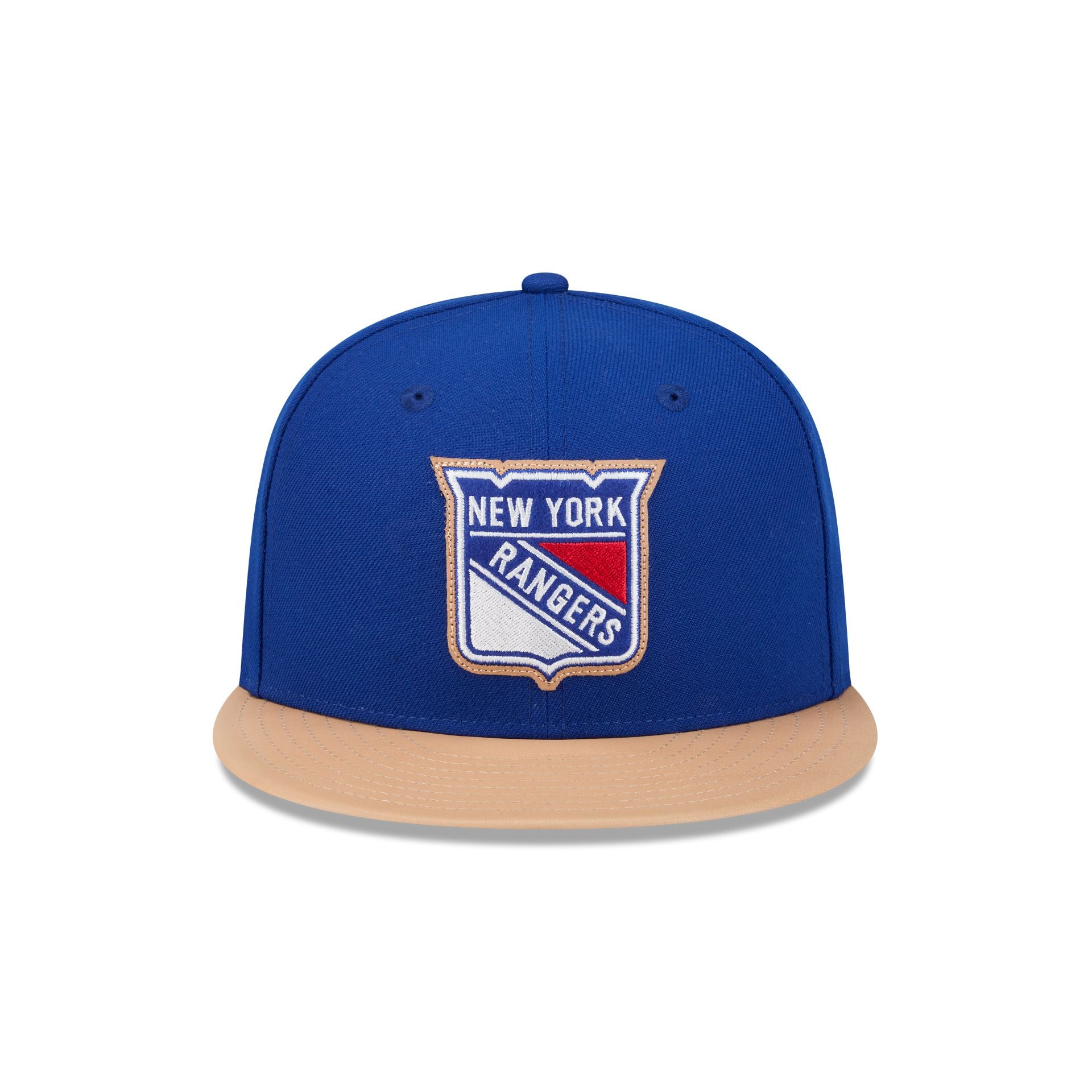 New York Rangers Leather Visor 59FIFTY Fitted Hat - Image 2