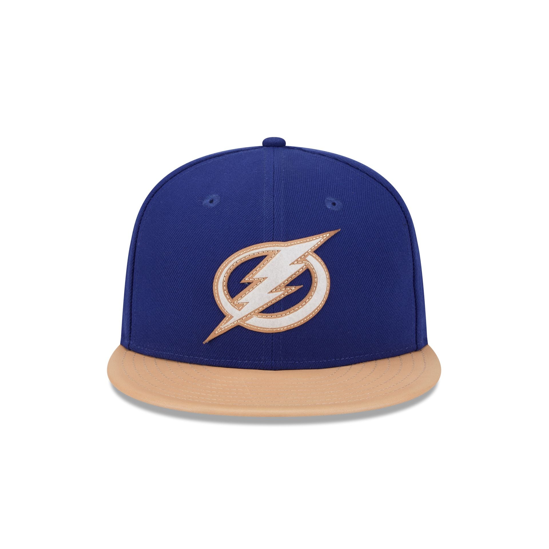Tampa Bay Lightning Leather Visor 59FIFTY Fitted Hat - Image 2