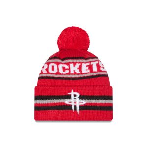 Houston Rockets Classic Pom Knit Hat
