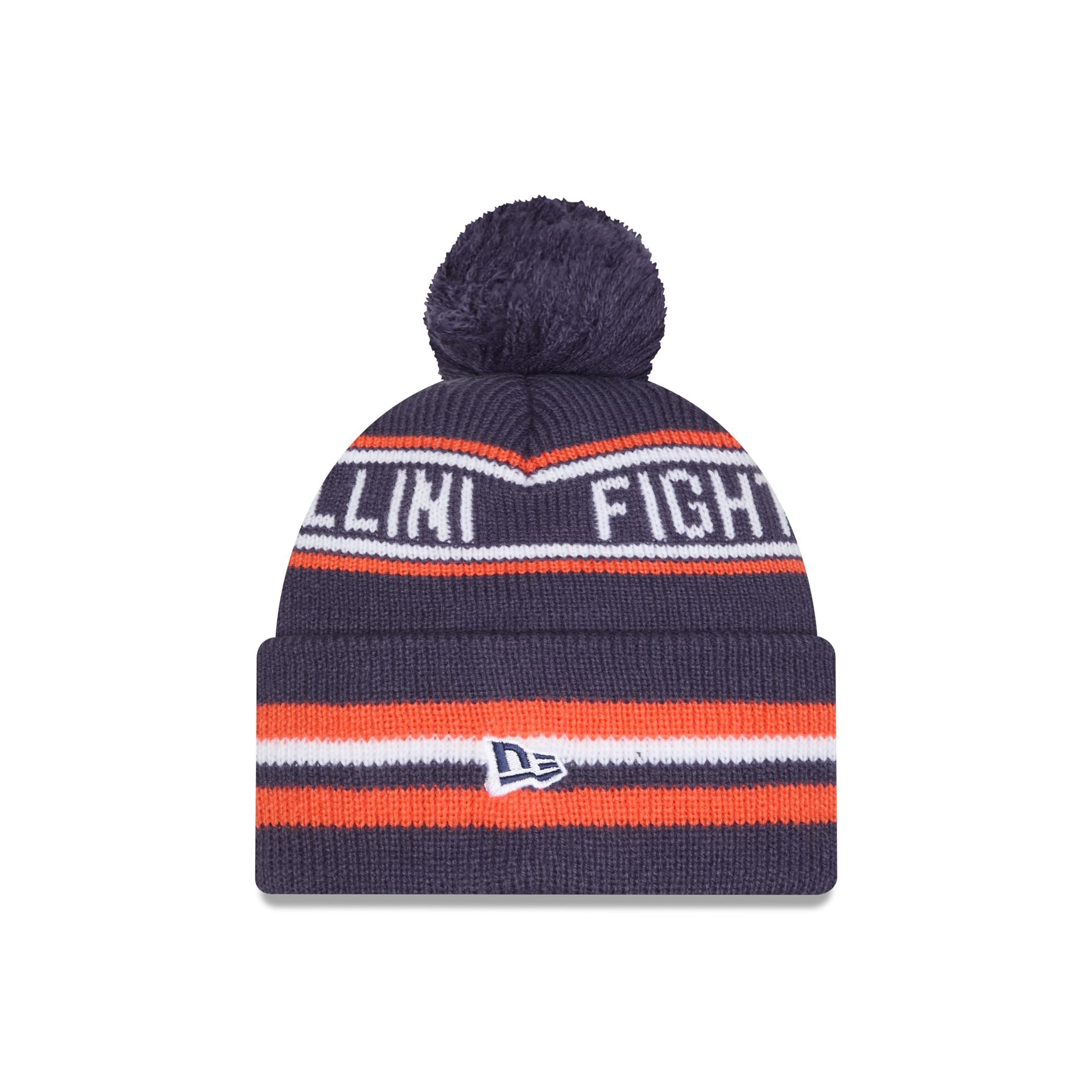 Illinois Fighting Illini Classic Pom Knit Hat - Image 4