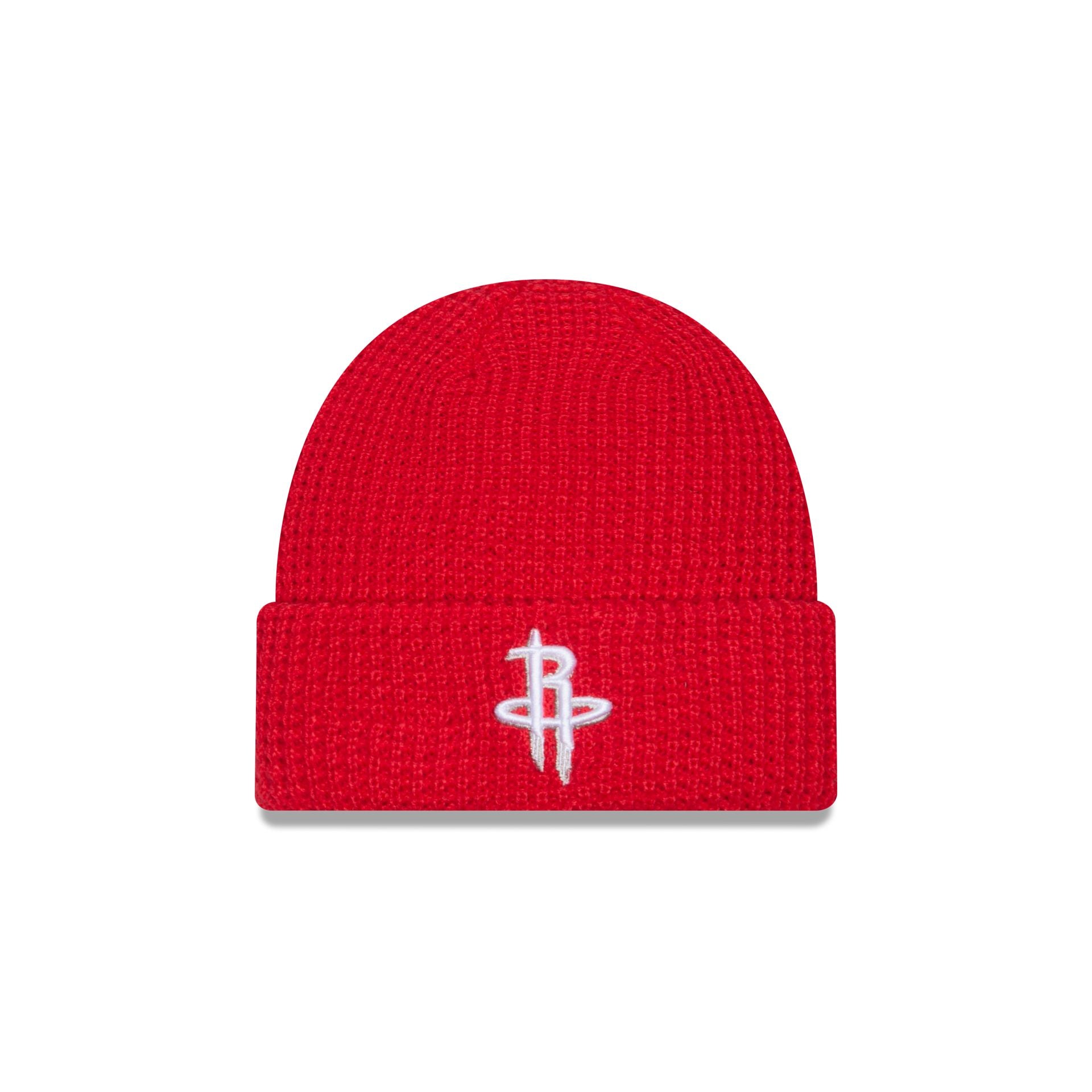 Houston Rockets Waffle Stitch Knit Beanie Hat
