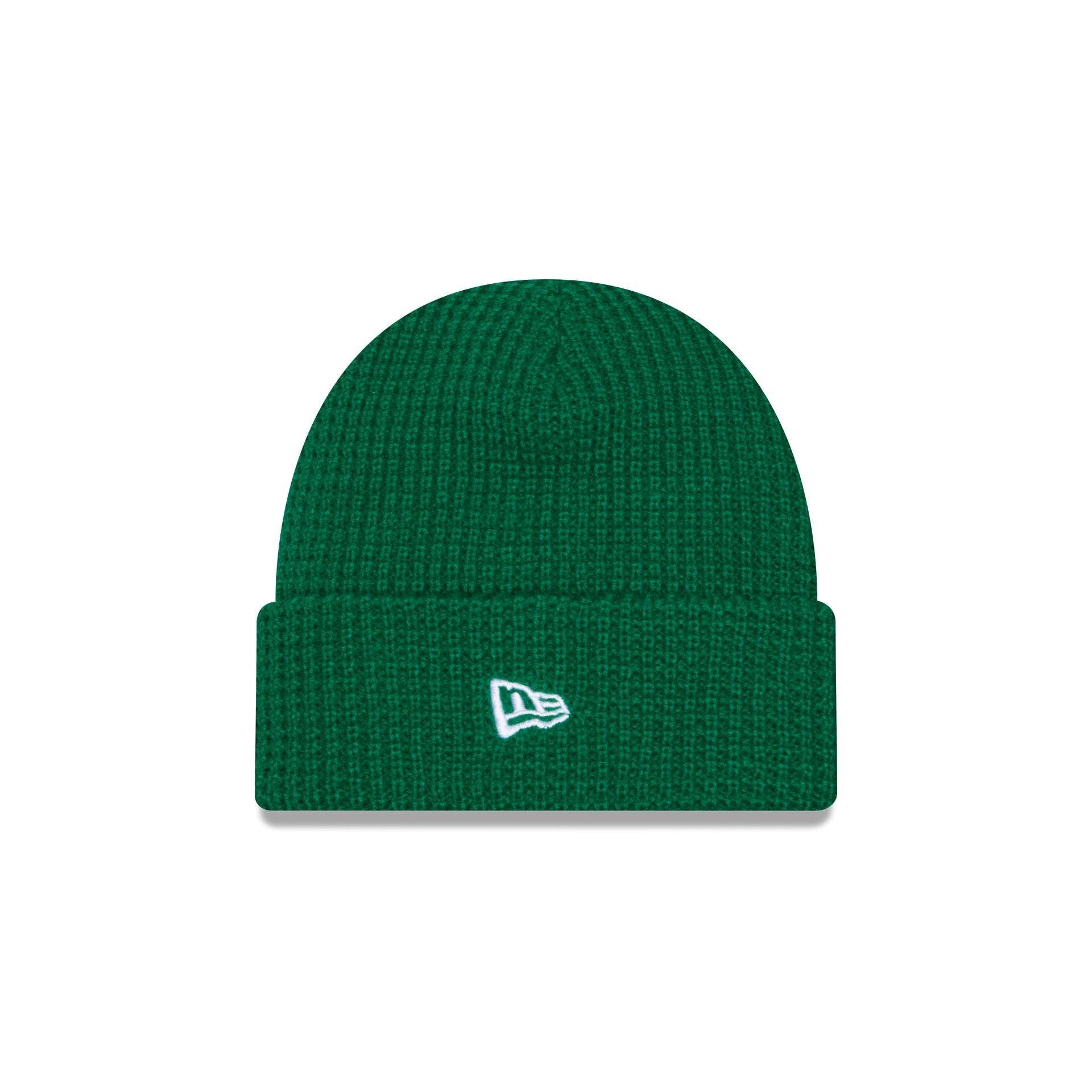 Boston Celtics Waffle Stitch Knit Beanie Hat - Image 2