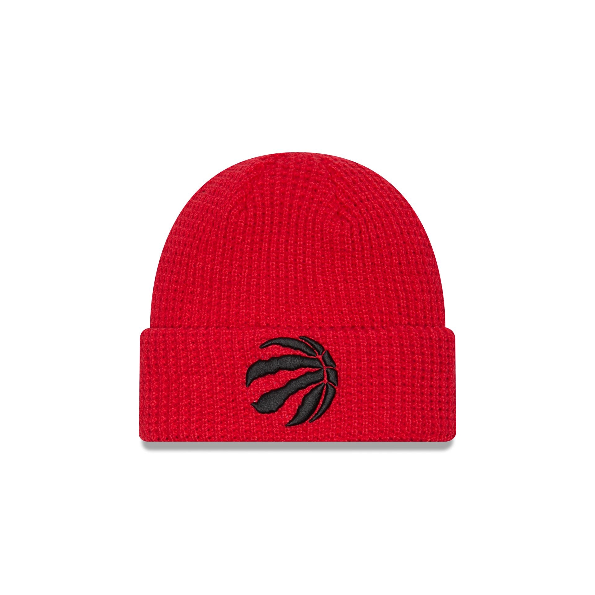 Toronto Raptors Waffle Stitch Knit Beanie Hat