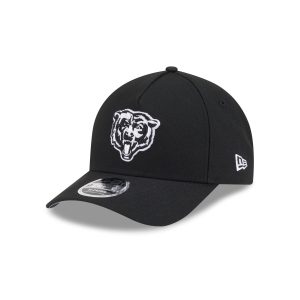 Chicago Bears Black & White 9FORTY M-Crown A-Frame Snapback Hat