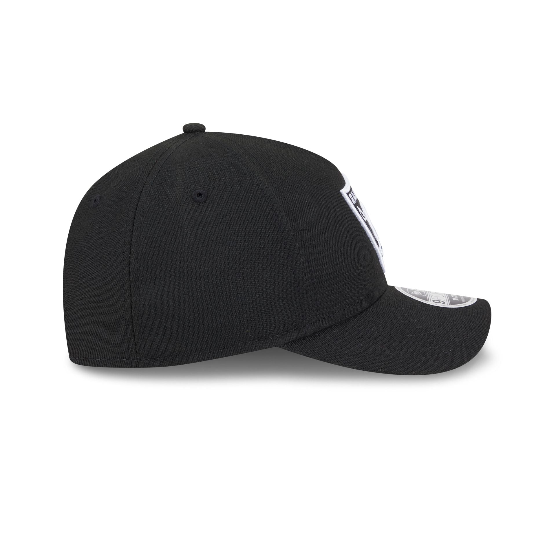 Las Vegas Raiders Black & White 9FORTY M-Crown A-Frame Snapback Hat - Image 5