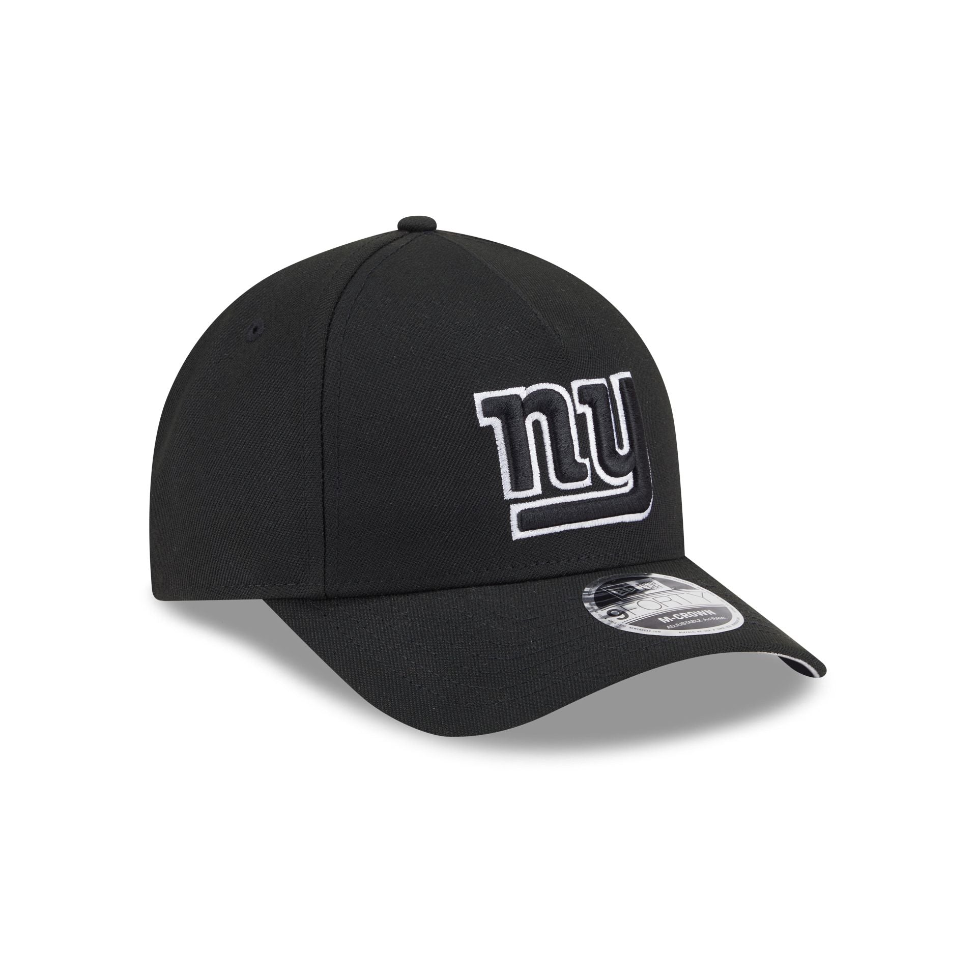 New York Giants Black & White 9FORTY M-Crown A-Frame Snapback Hat - Image 3