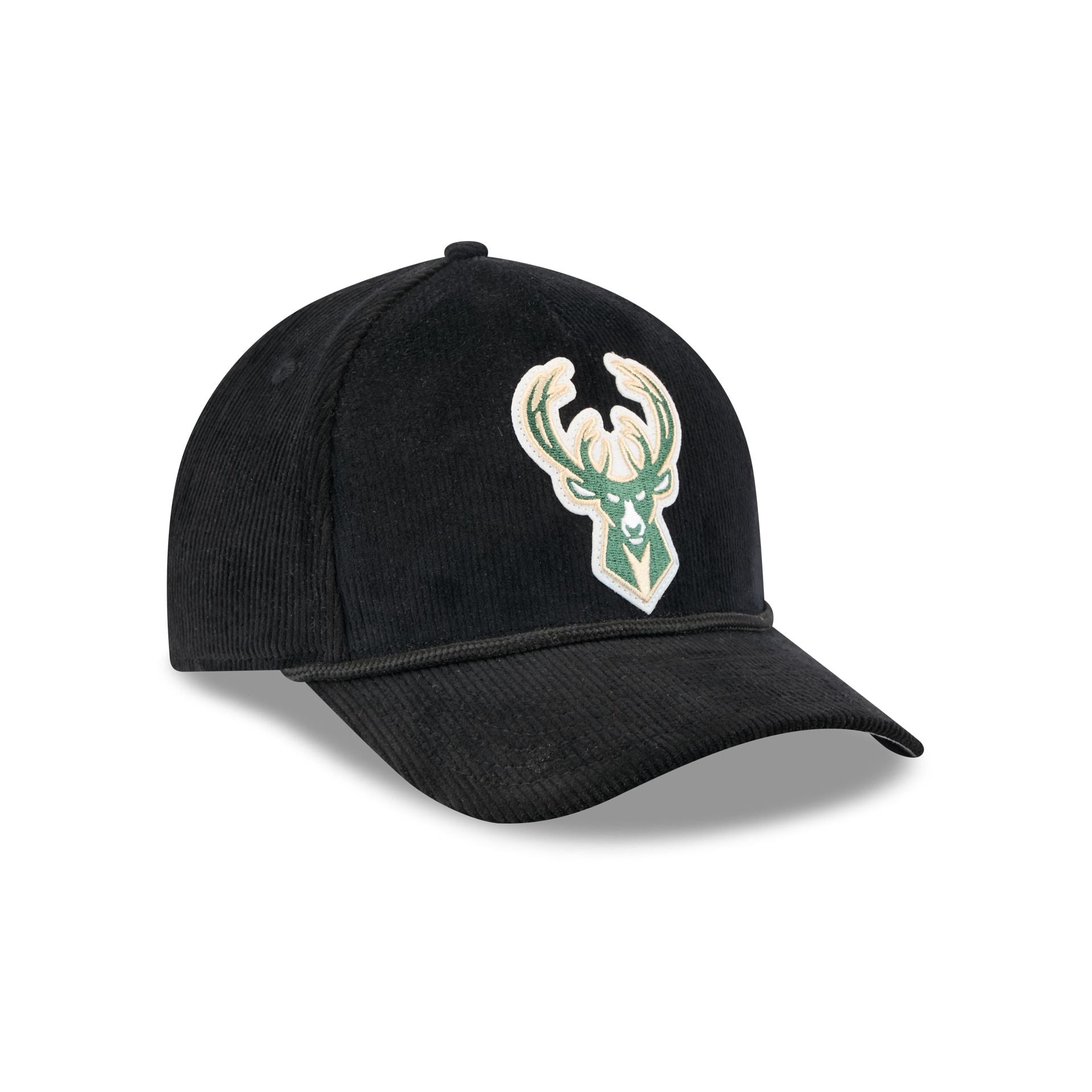 Milwaukee Bucks Corduroy 9FORTY M-Crown A-Frame Snapback Hat - Image 3