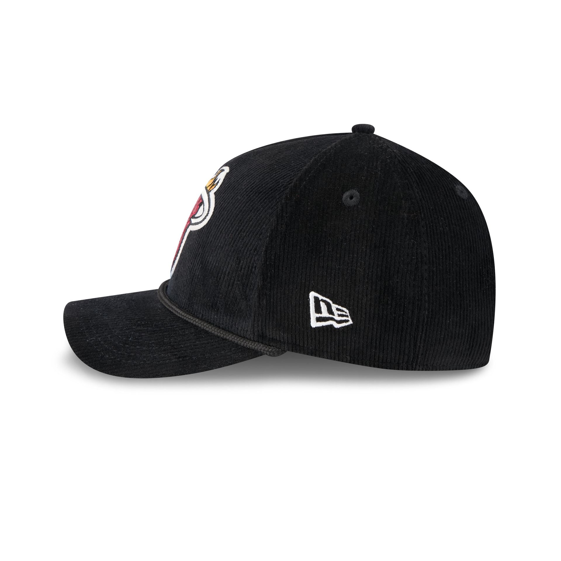Miami Heat Corduroy 9FORTY M-Crown A-Frame Snapback Hat - Image 4