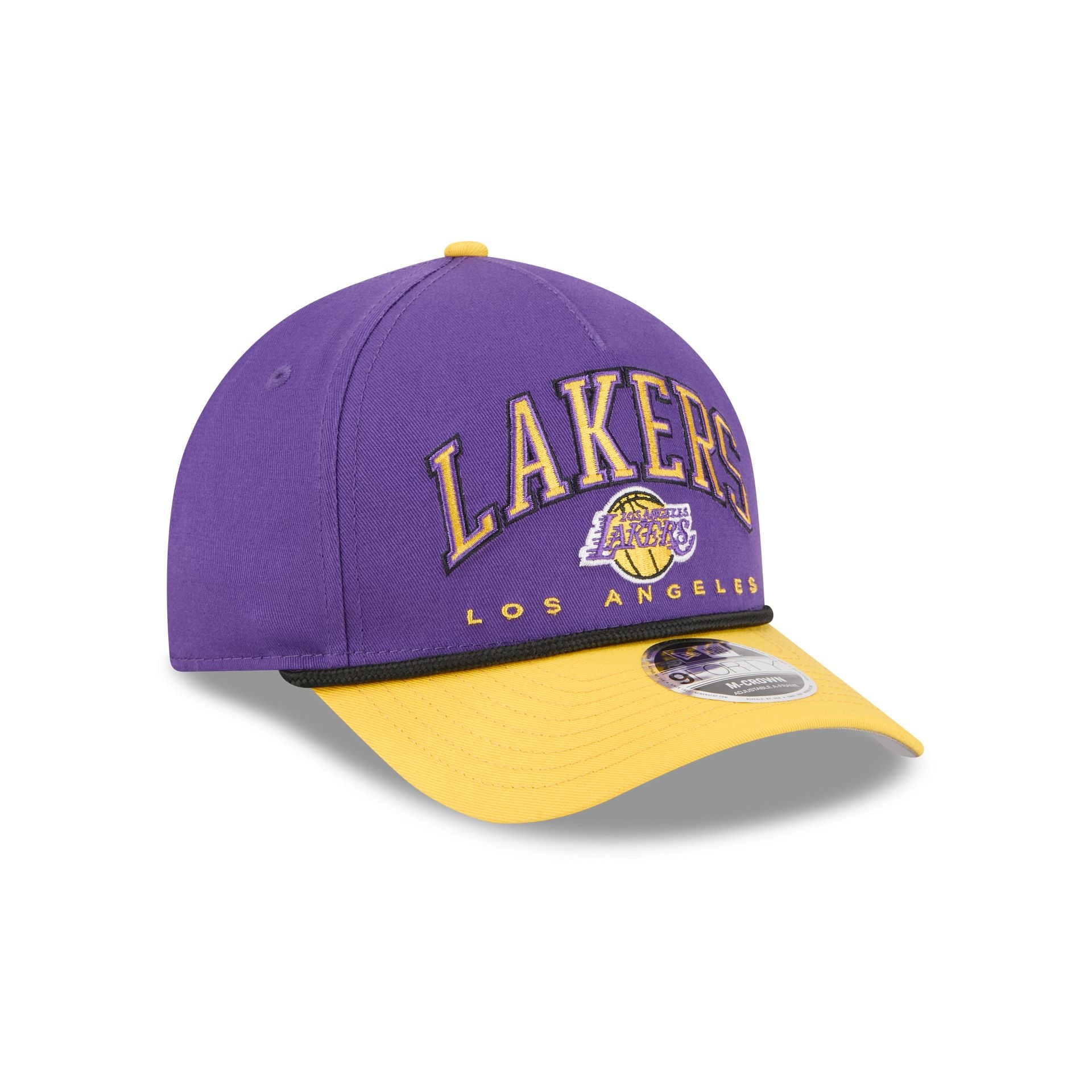 Los Angeles Lakers Arch 9FORTY M-Crown A-Frame Snapback Hat - Image 3