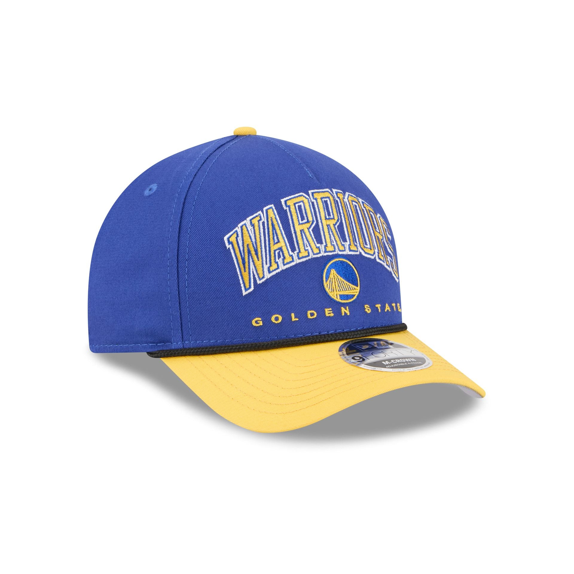Golden State Warriors Arch 9FORTY M-Crown A-Frame Snapback Hat - Image 3