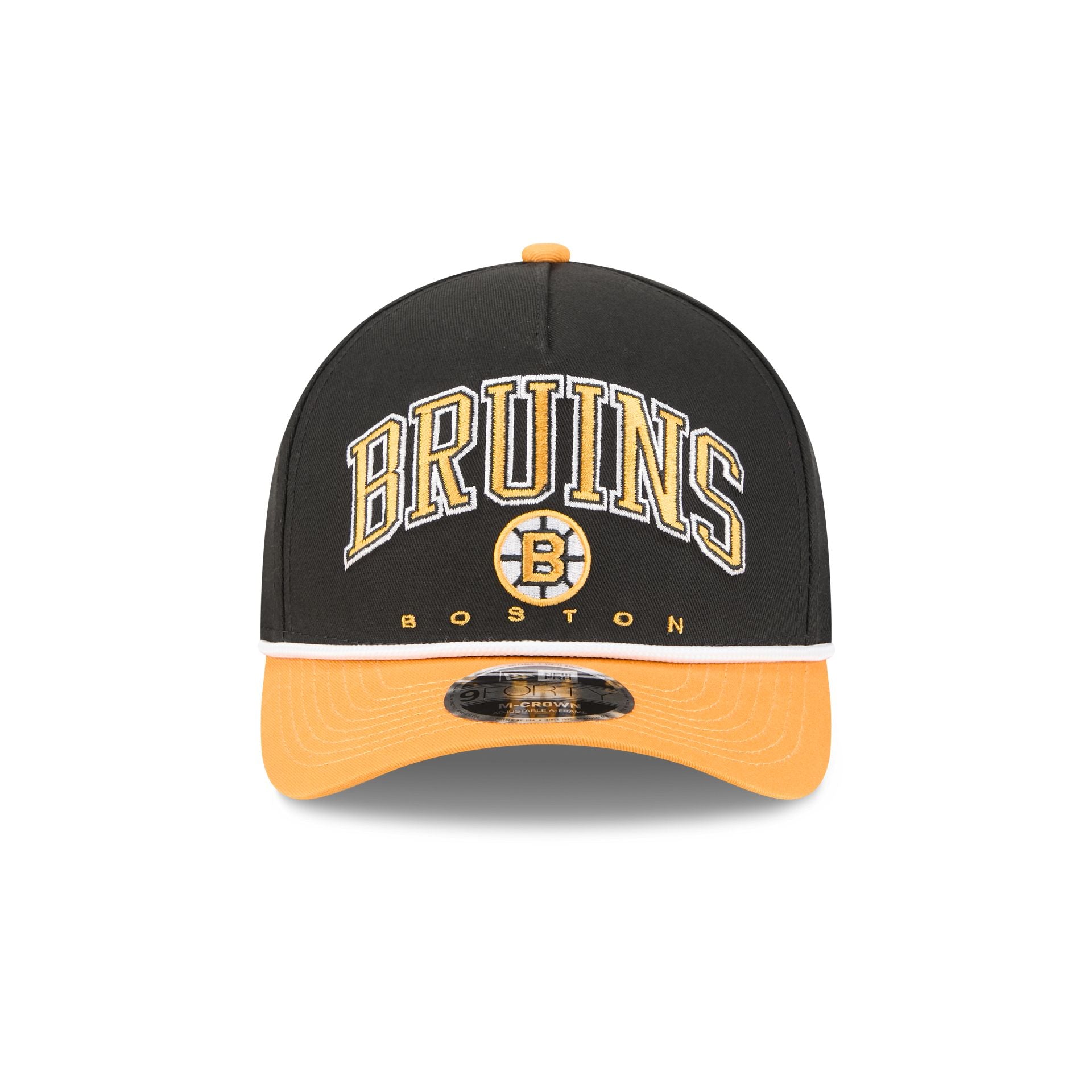 Boston Bruins Arch 9FORTY M-Crown A-Frame Snapback Hat - Image 2