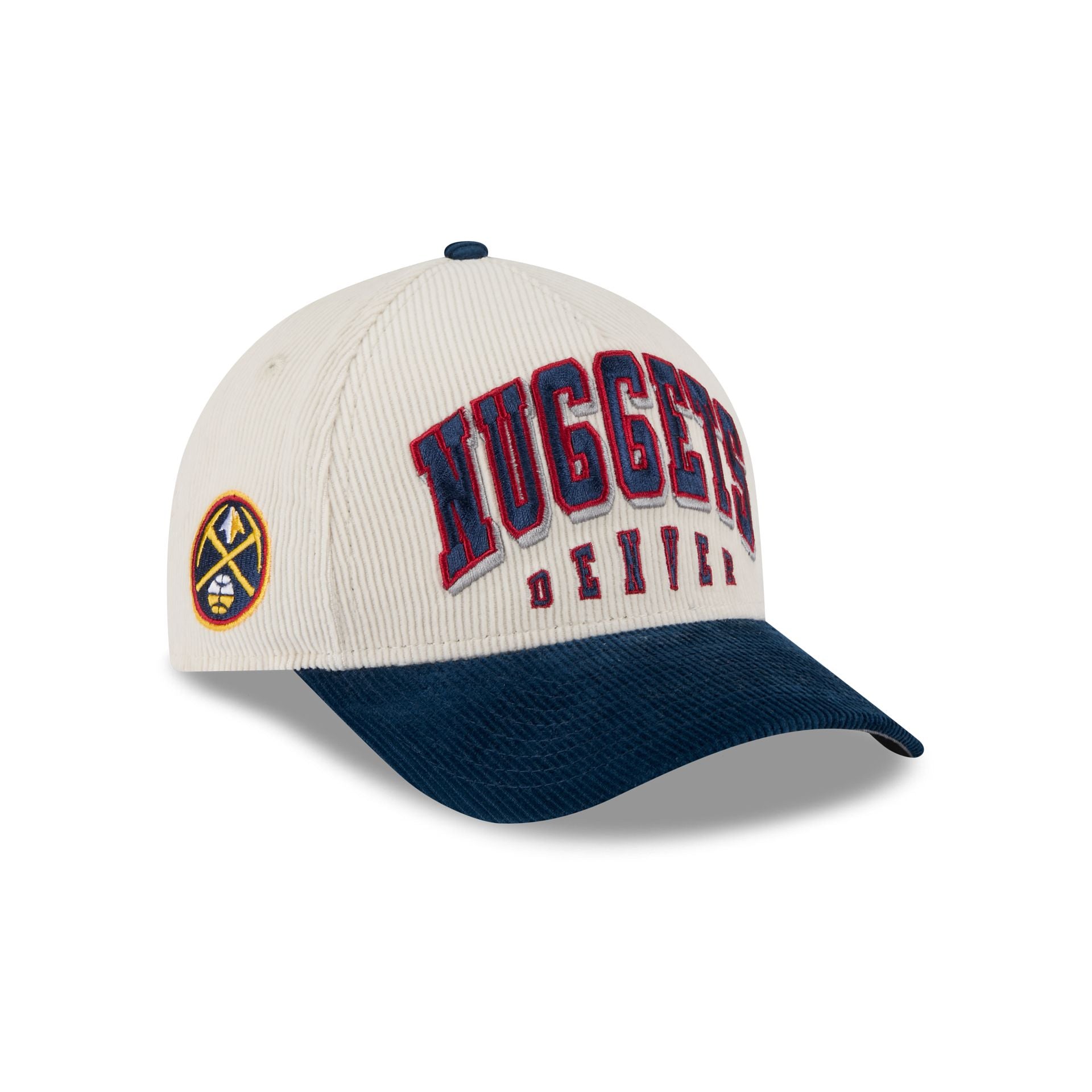Denver Nuggets Stacked Corduroy 9FORTY M-Crown A-Frame Snapback Hat