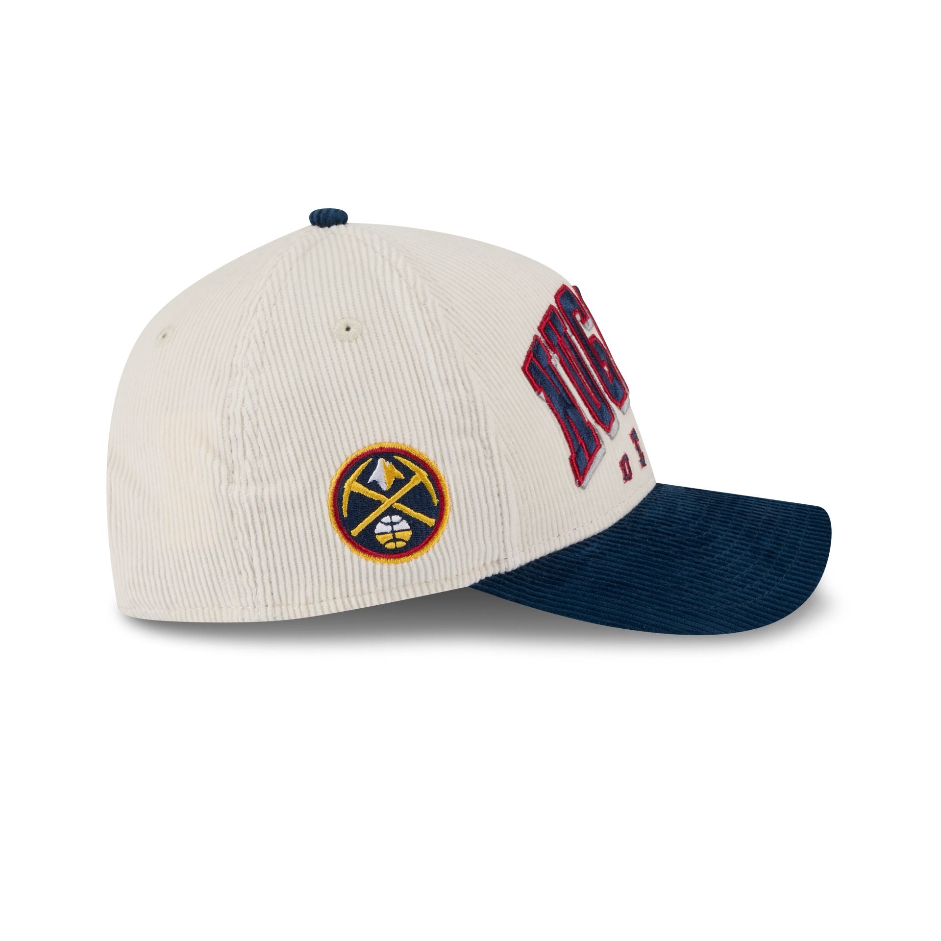Denver Nuggets Stacked Corduroy 9FORTY M-Crown A-Frame Snapback Hat - Image 4