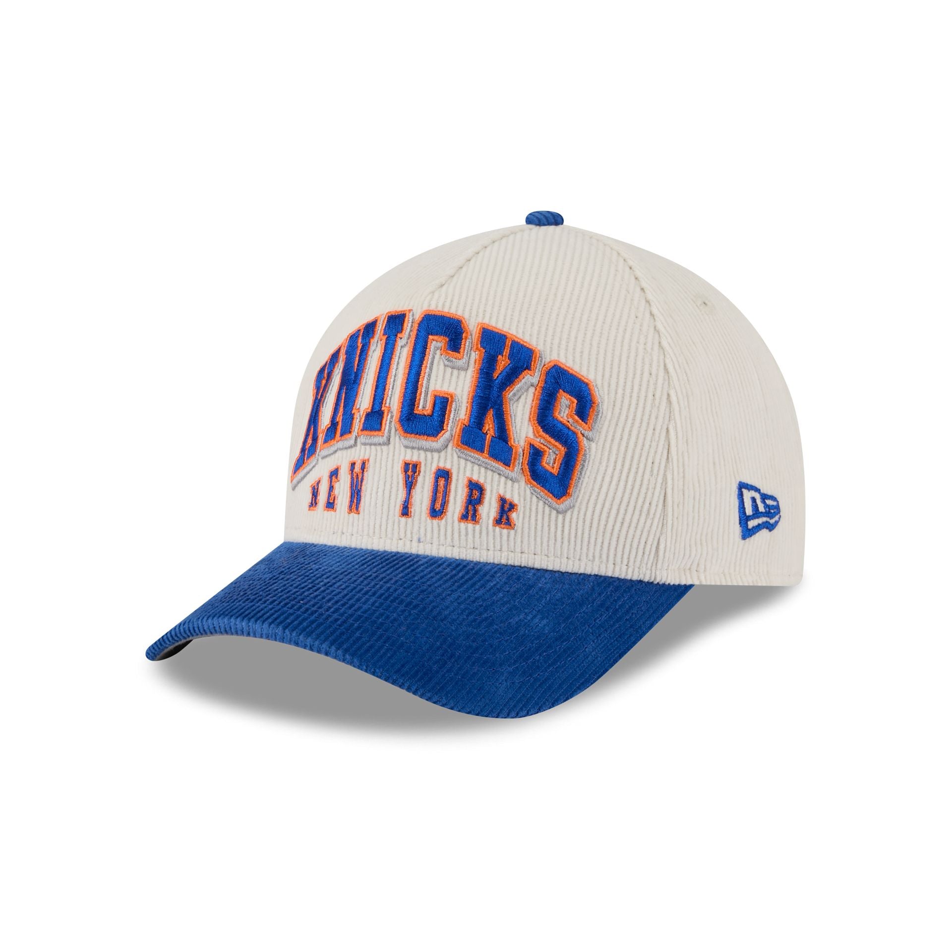 New York Knicks Stacked Corduroy 9FORTY M-Crown A-Frame Snapback Hat - Image 3